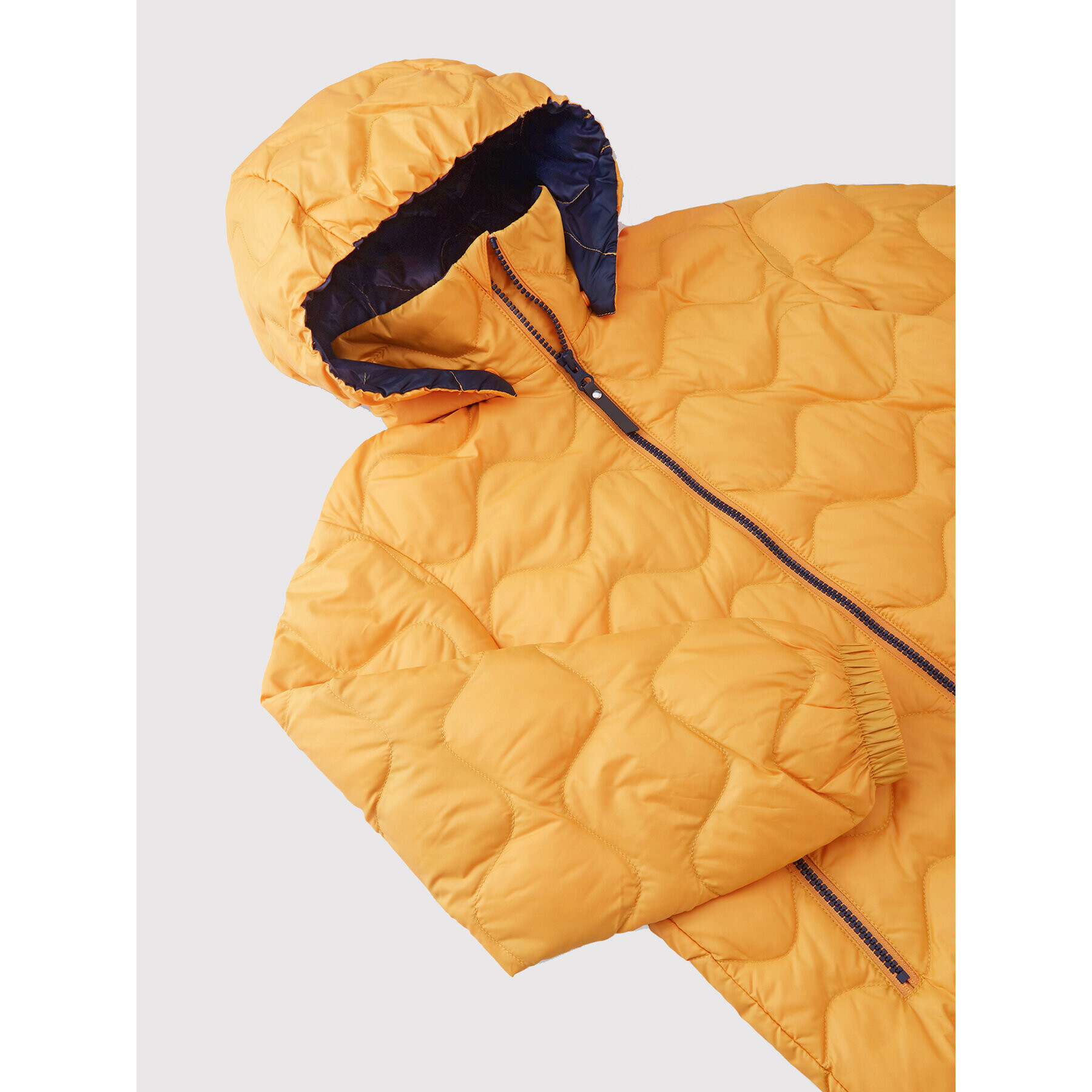 Reima Пухено яке Fossila 5100058A Жълт Regular Fit - Pepit.bg