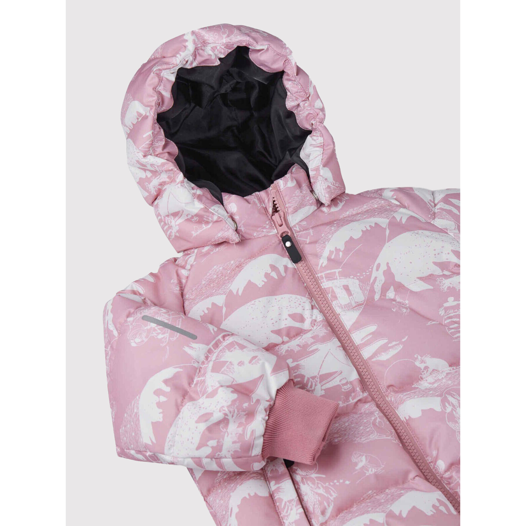 Reima Пухено яке Moomin Lykta 511326 Розов Regular Fit - Pepit.bg