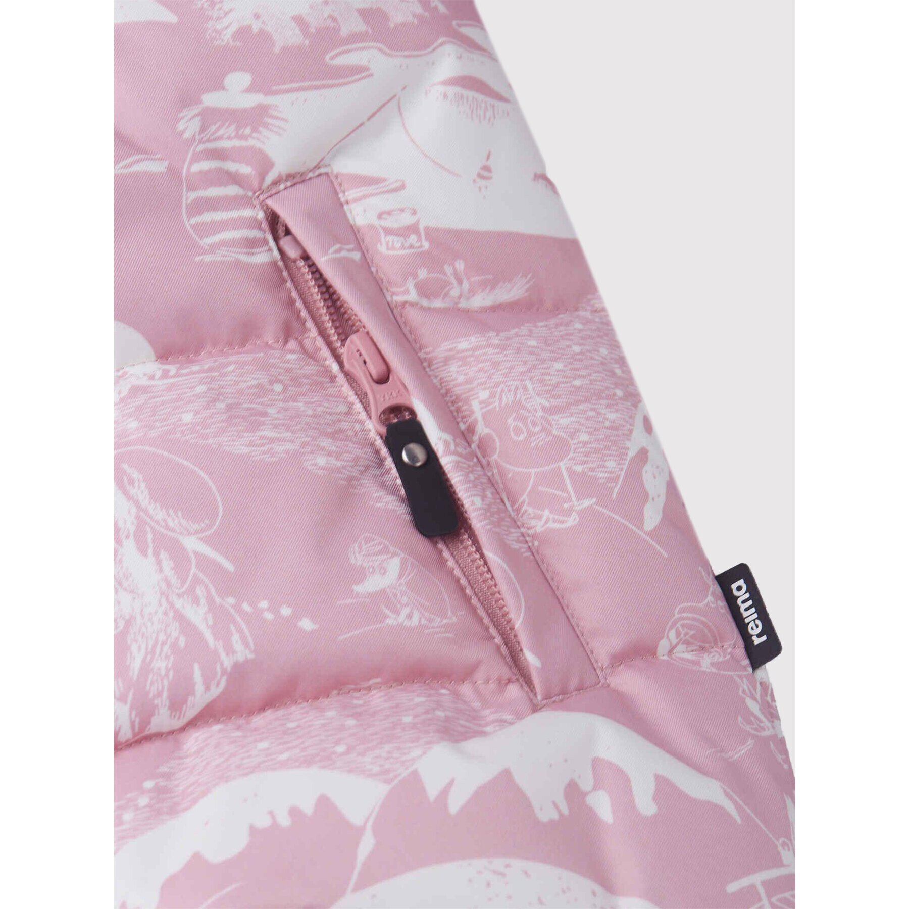 Reima Пухено яке Moomin Lykta 511326 Розов Regular Fit - Pepit.bg