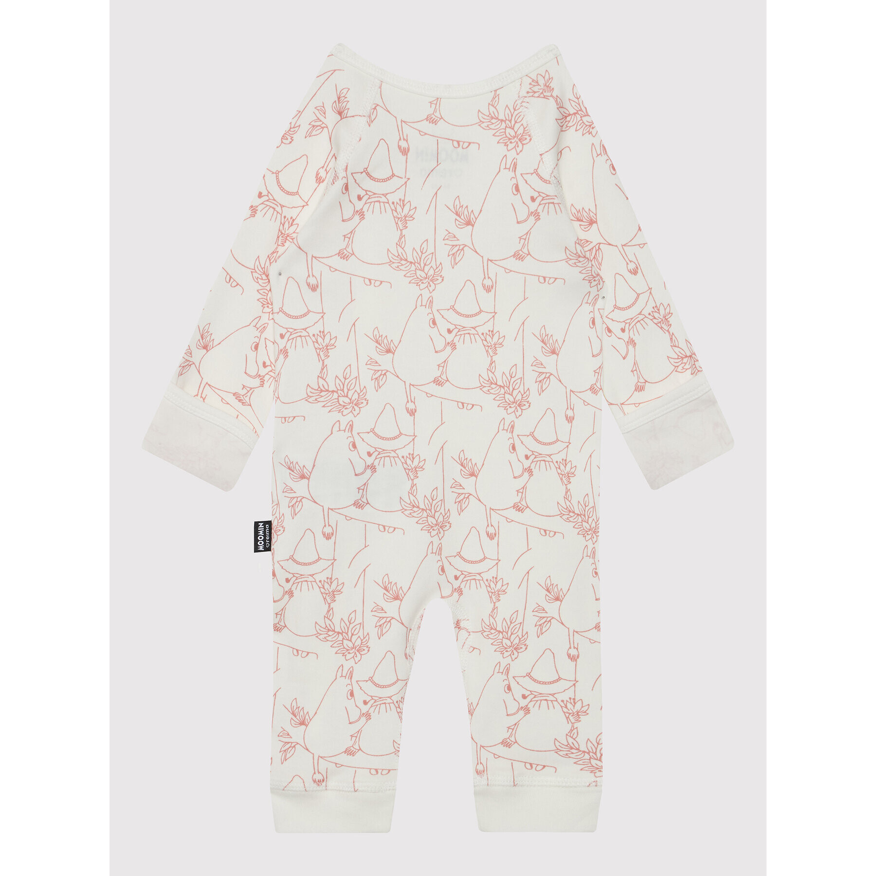 Reima Ромпер Moomin Trygg 516571C Бял Regular Fit - Pepit.bg