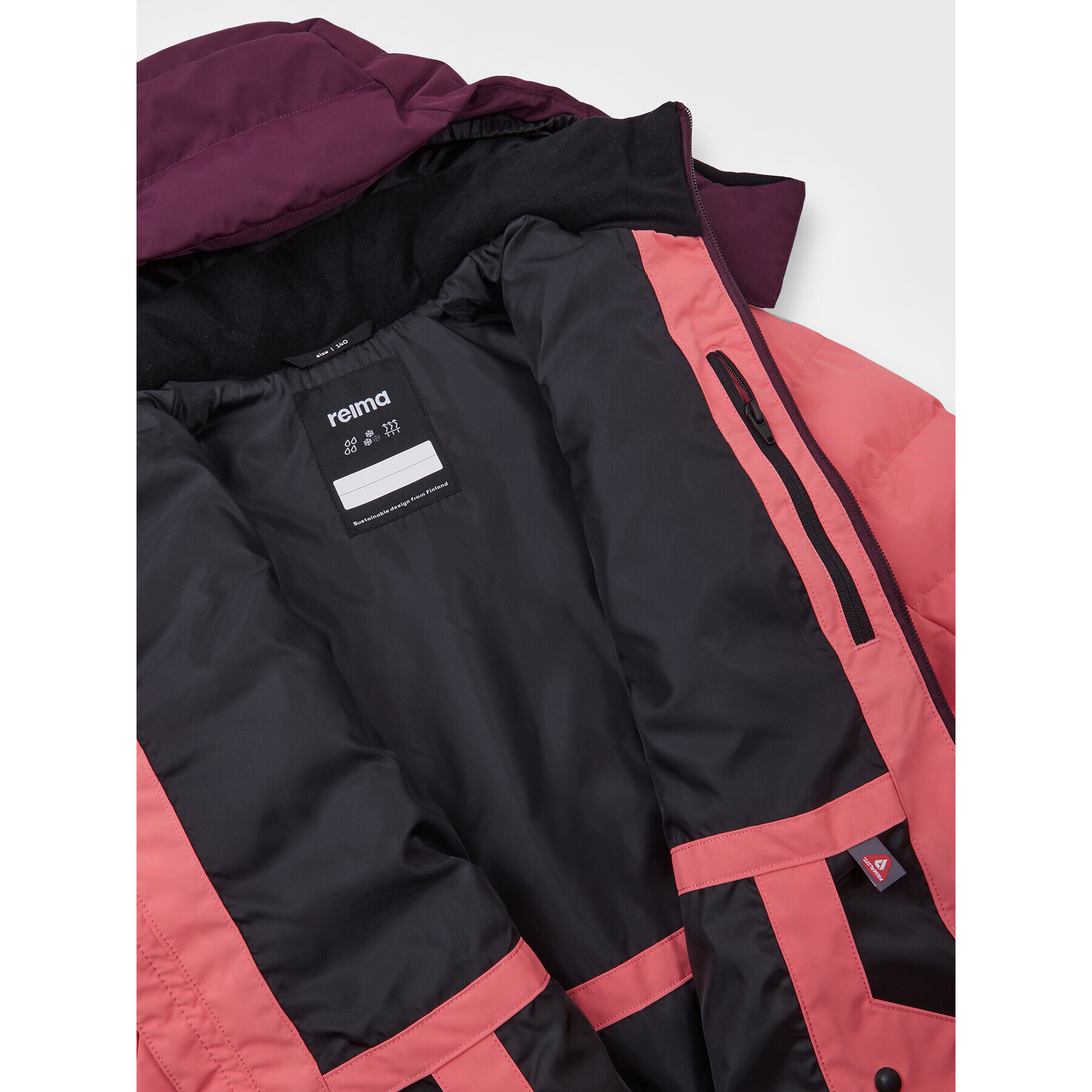 Reima Скиорско яке Luppo 5100090A Розов Regular Fit - Pepit.bg