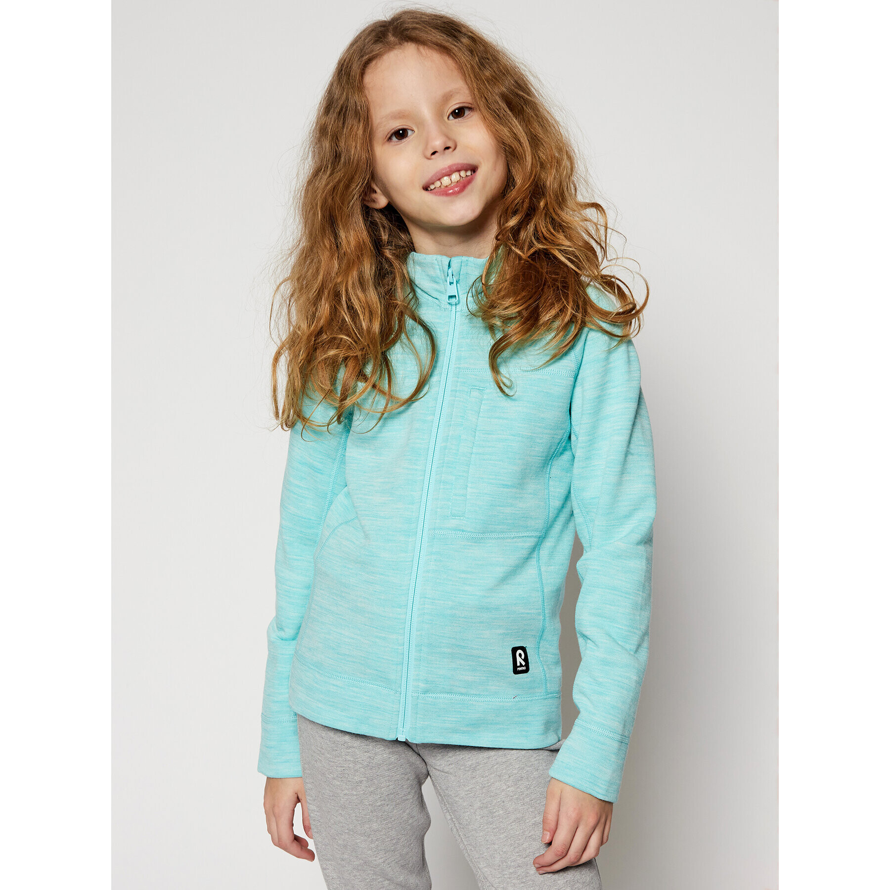 Reima Суитшърт Mists 536520 Зелен Regular Fit - Pepit.bg