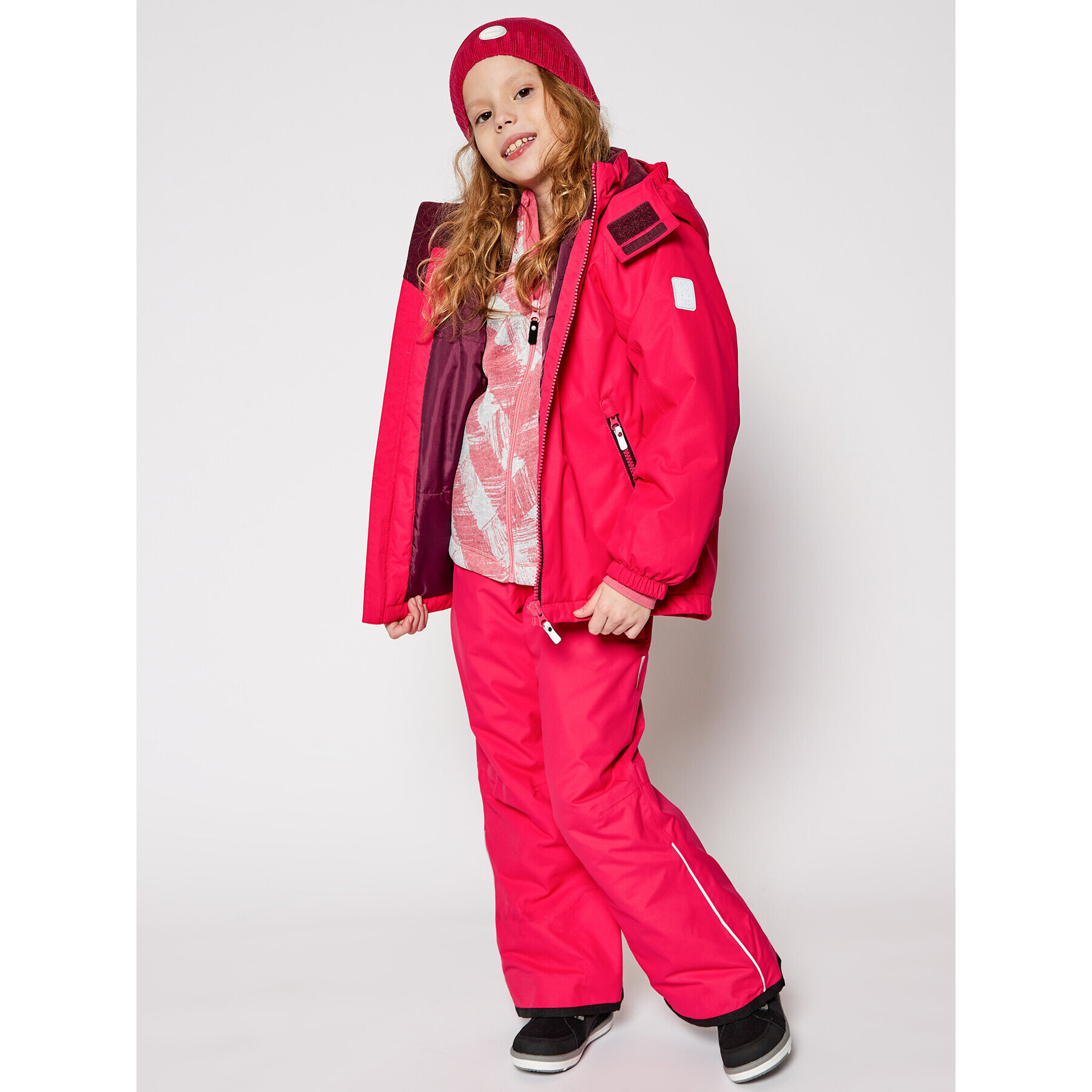Reima Суитшърт Northern 536461 Розов Regular Fit - Pepit.bg