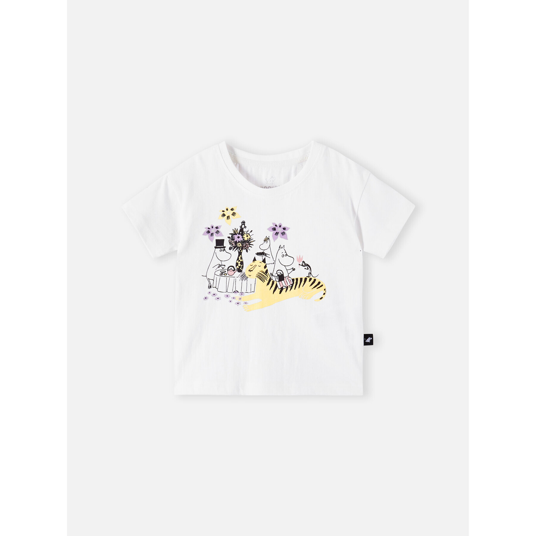 Reima Тишърт Moomin Tussilago 5200202A Бял Regular Fit - Pepit.bg