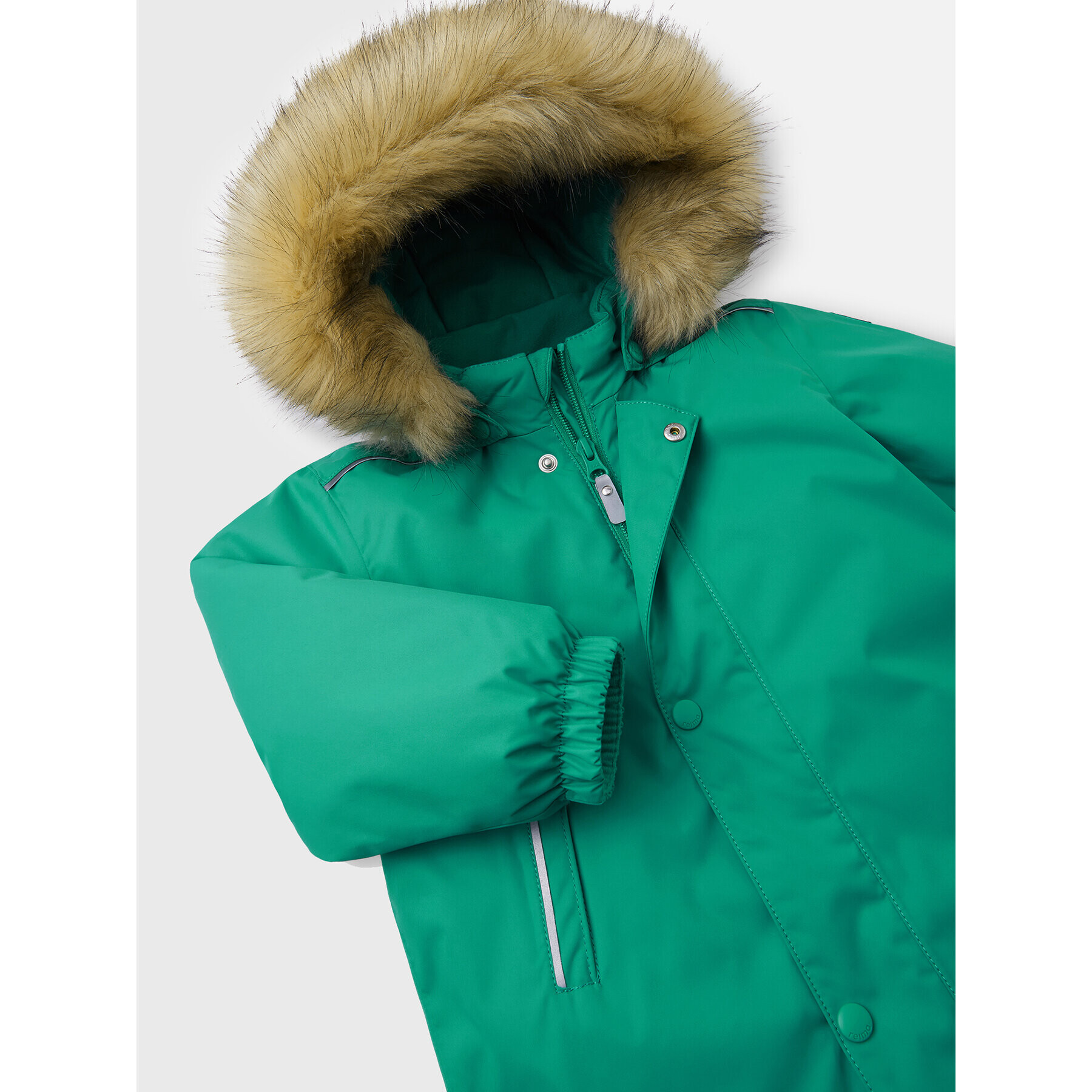Reima Зимен детски гащеризон Gotland 5100117A Зелен Regular Fit - Pepit.bg