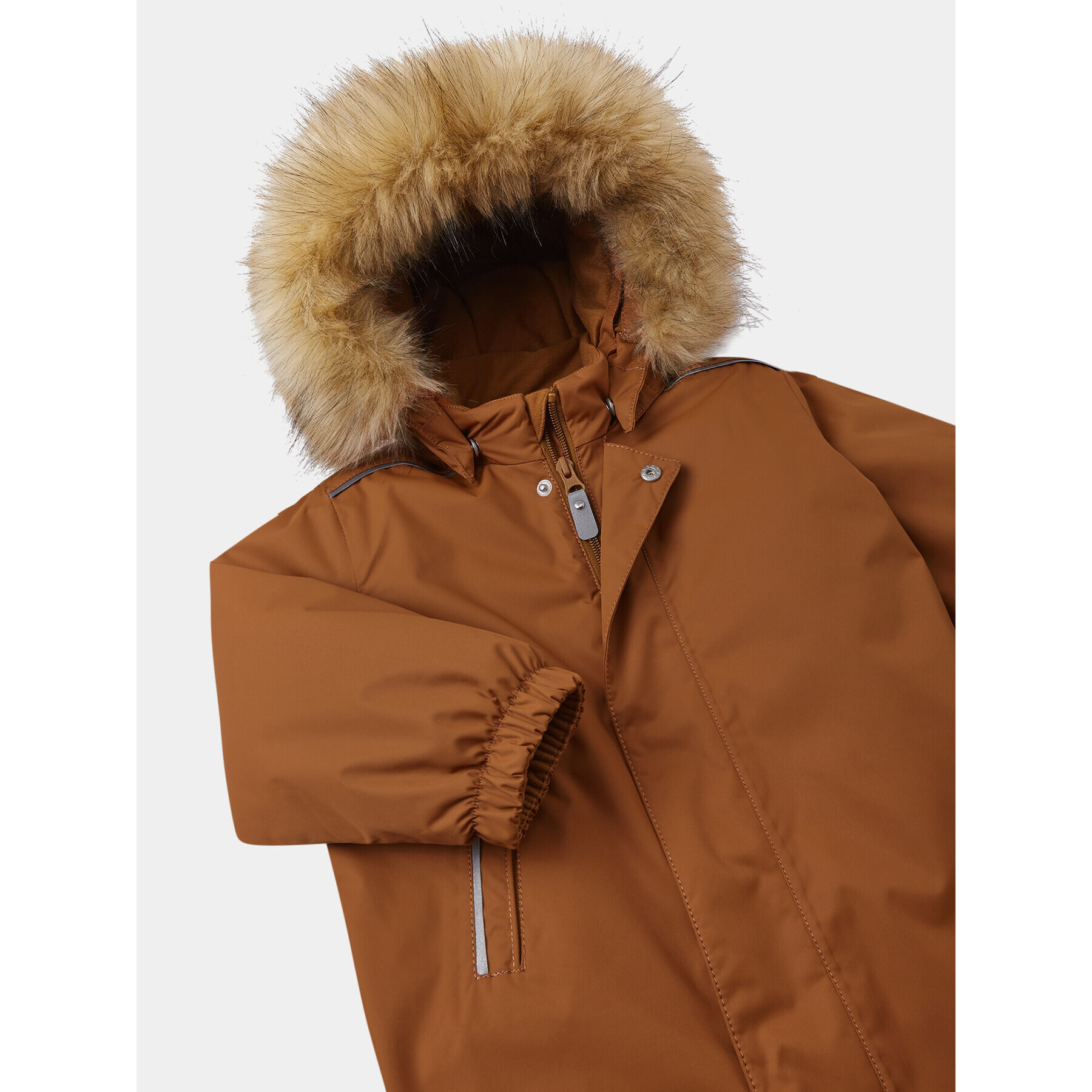 Reima Зимен детски гащеризон Gotland 5100117C Кафяв Regular Fit - Pepit.bg
