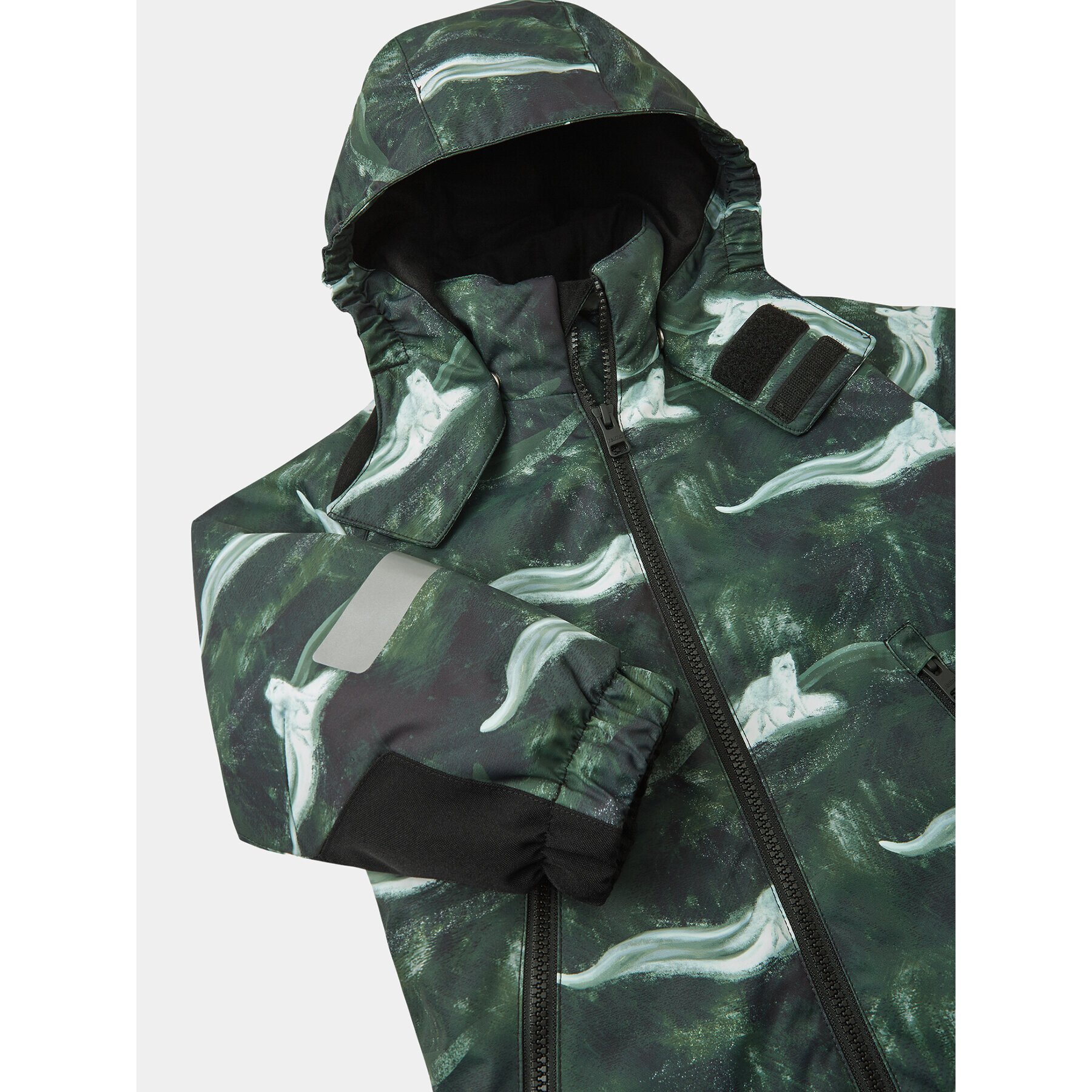 Reima Зимен детски гащеризон Kurikka 5100131B Зелен Regular Fit - Pepit.bg