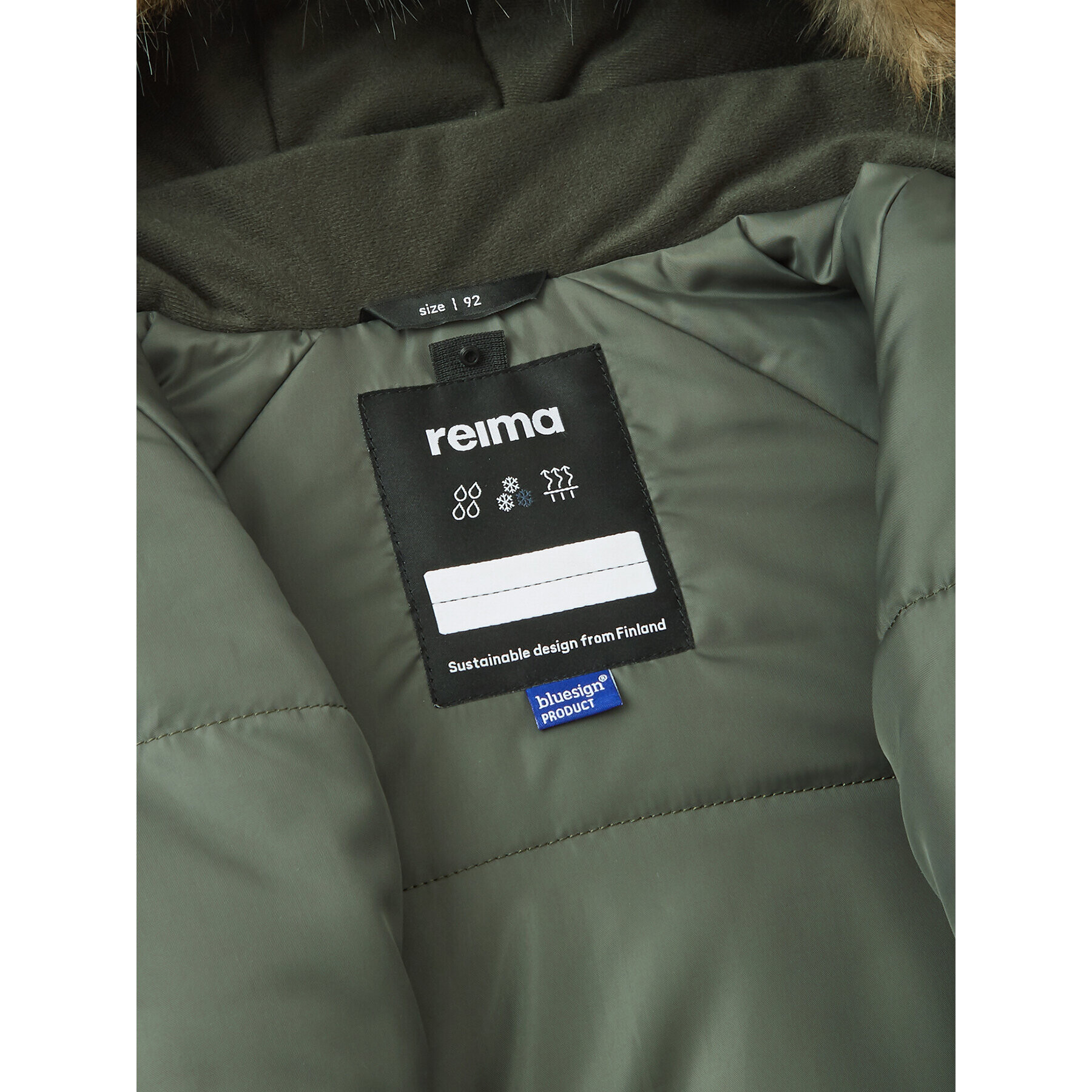 Reima Зимен детски гащеризон Lappi 5100129C Зелен Regular Fit - Pepit.bg