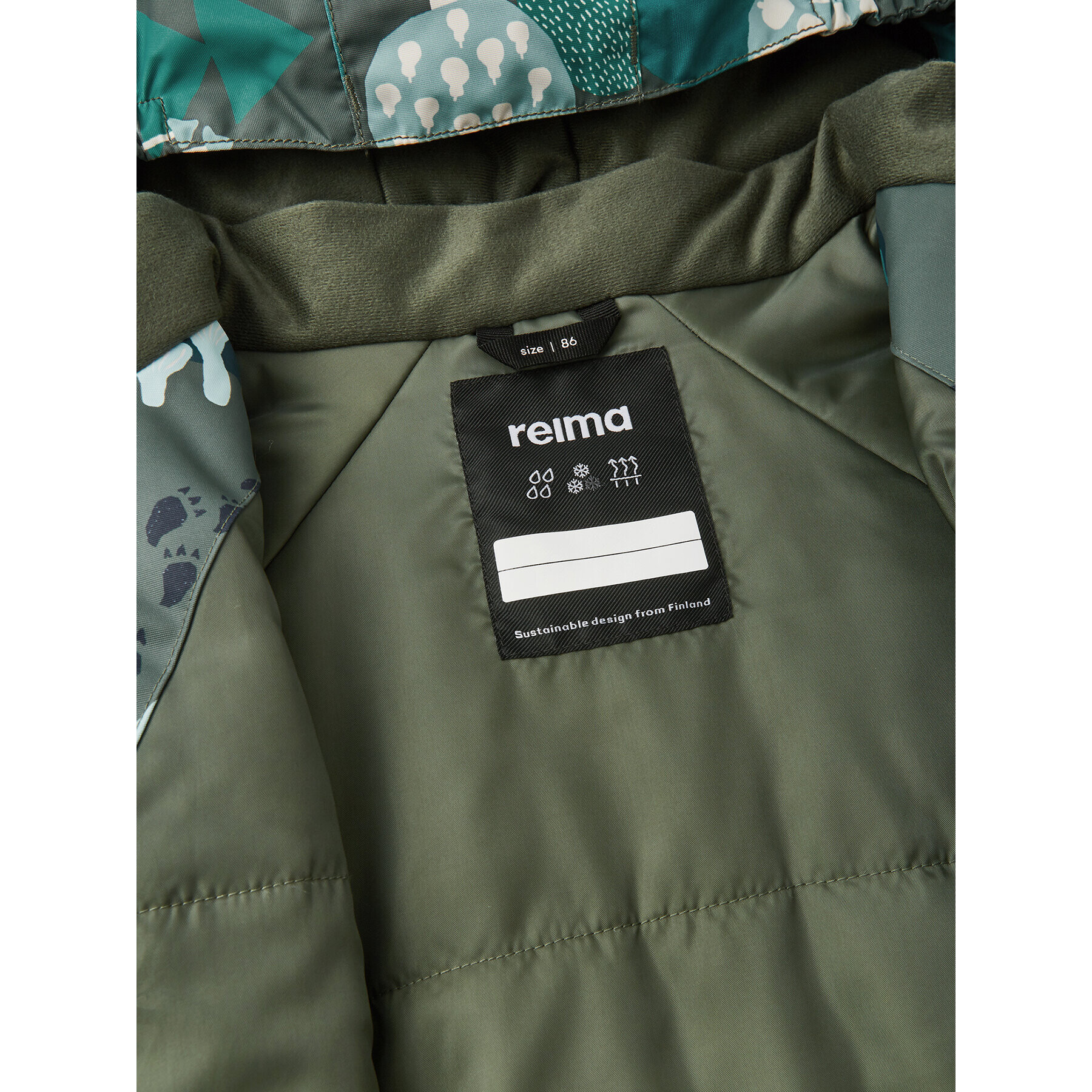 Reima Зимен детски гащеризон Puhuri 5100116A Зелен Regular Fit - Pepit.bg