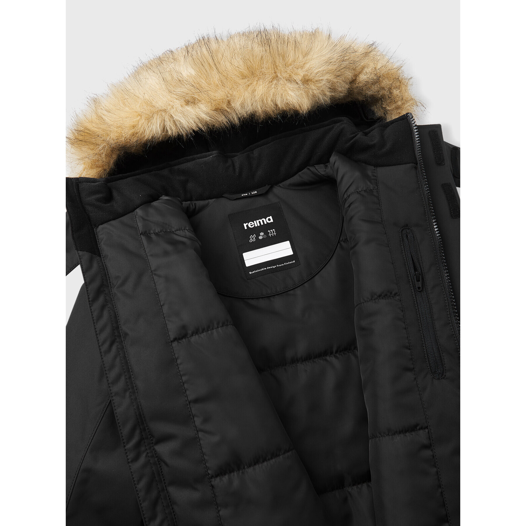 Reima Зимно яке Naapuri 5100105A Черен Regular Fit - Pepit.bg