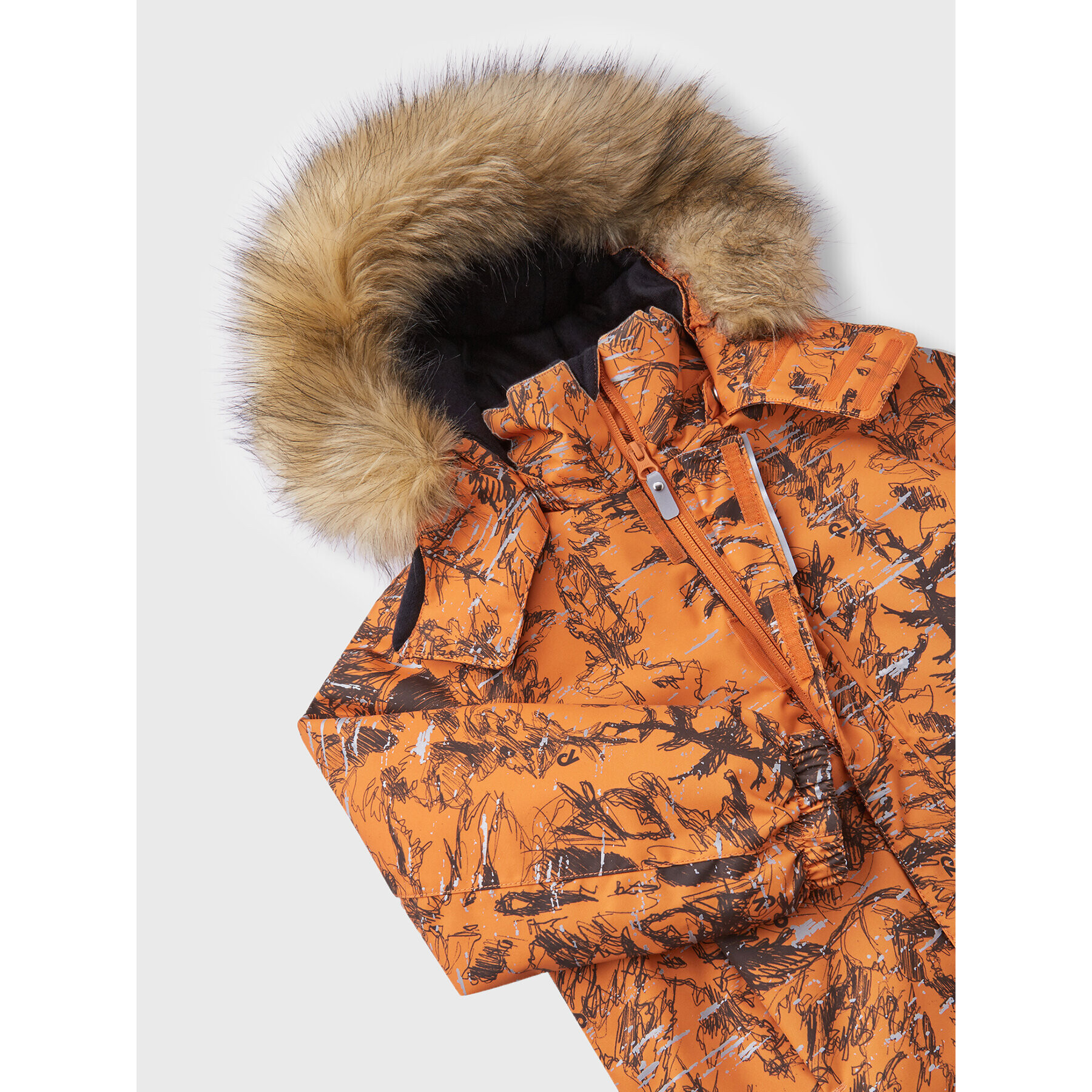 Reima Зимно яке Spring 5100125A Оранжев Regular Fit - Pepit.bg