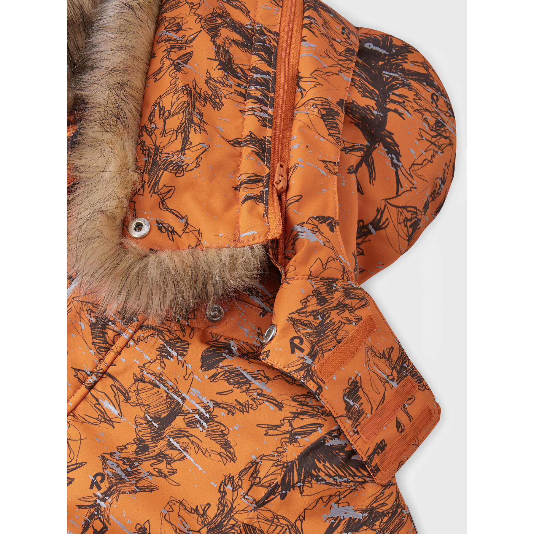 Reima Зимно яке Spring 5100125A Оранжев Regular Fit - Pepit.bg