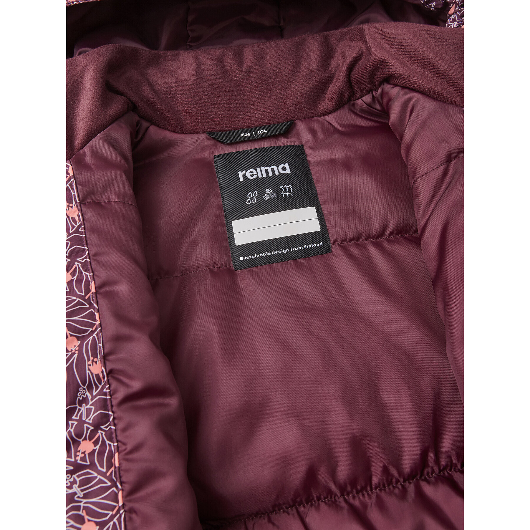 Reima Зимно яке Taho 5100111A Виолетов Regular Fit - Pepit.bg