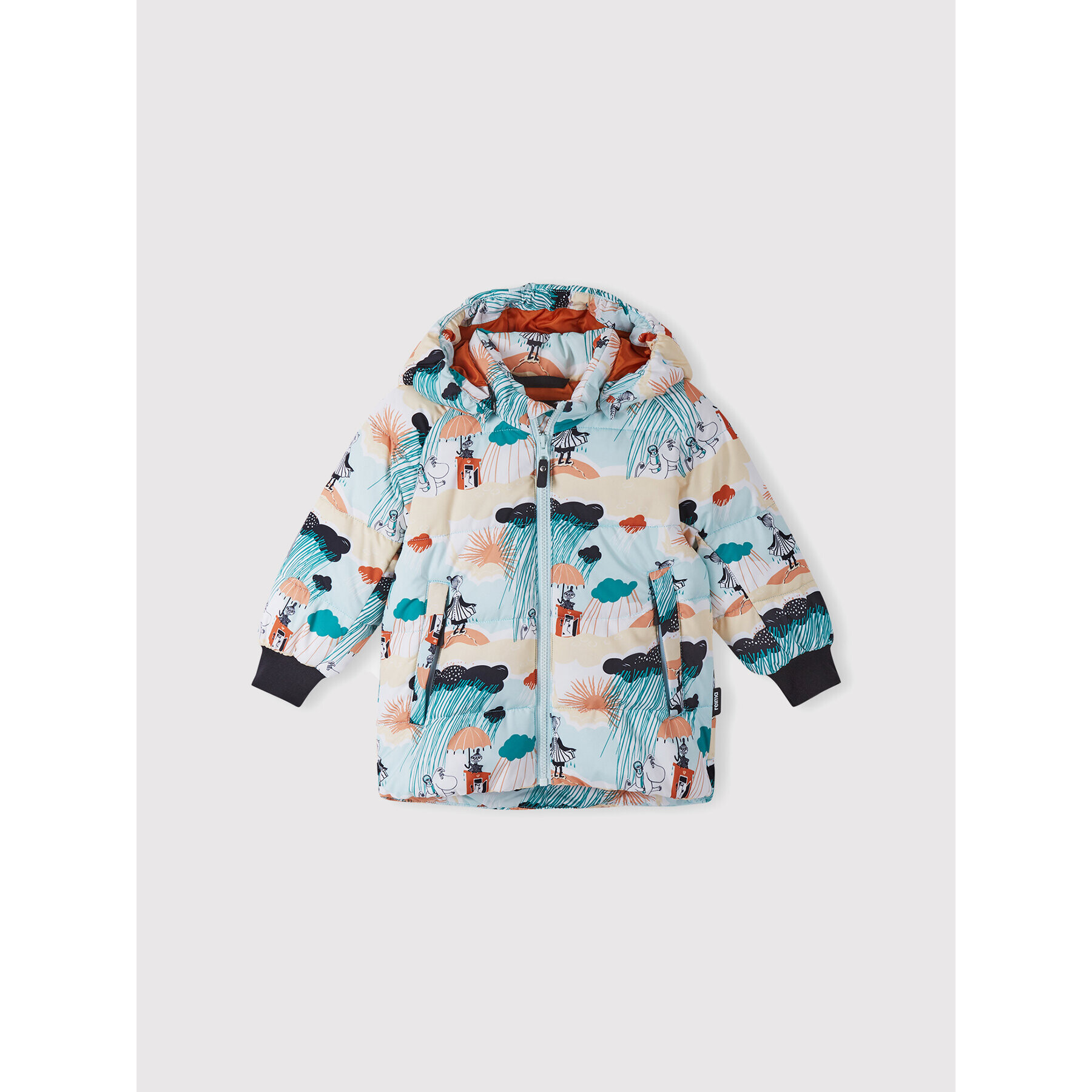 Reima Зимно яке MOOMIN Lykta 5100013A Зелен Regular Fit - Pepit.bg