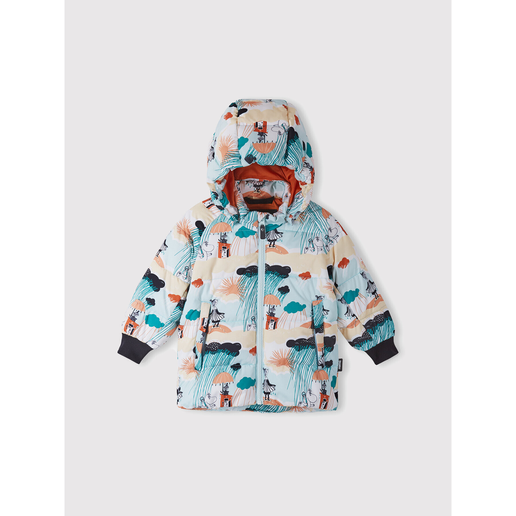 Reima Зимно яке MOOMIN Lykta 5100013A Зелен Regular Fit - Pepit.bg