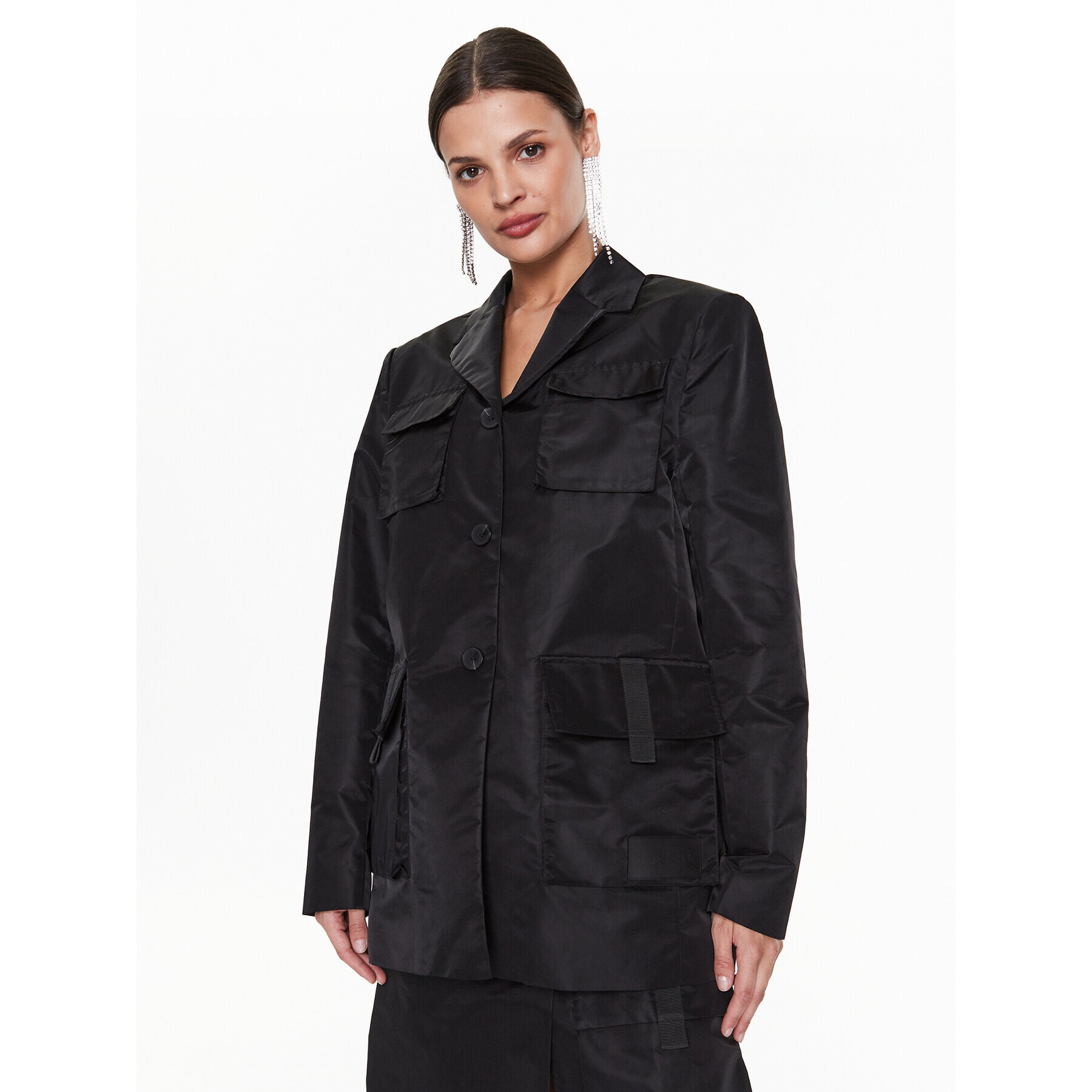 Remain Сако Nylon Pocket RM2116 Черен Regular Fit - Pepit.bg