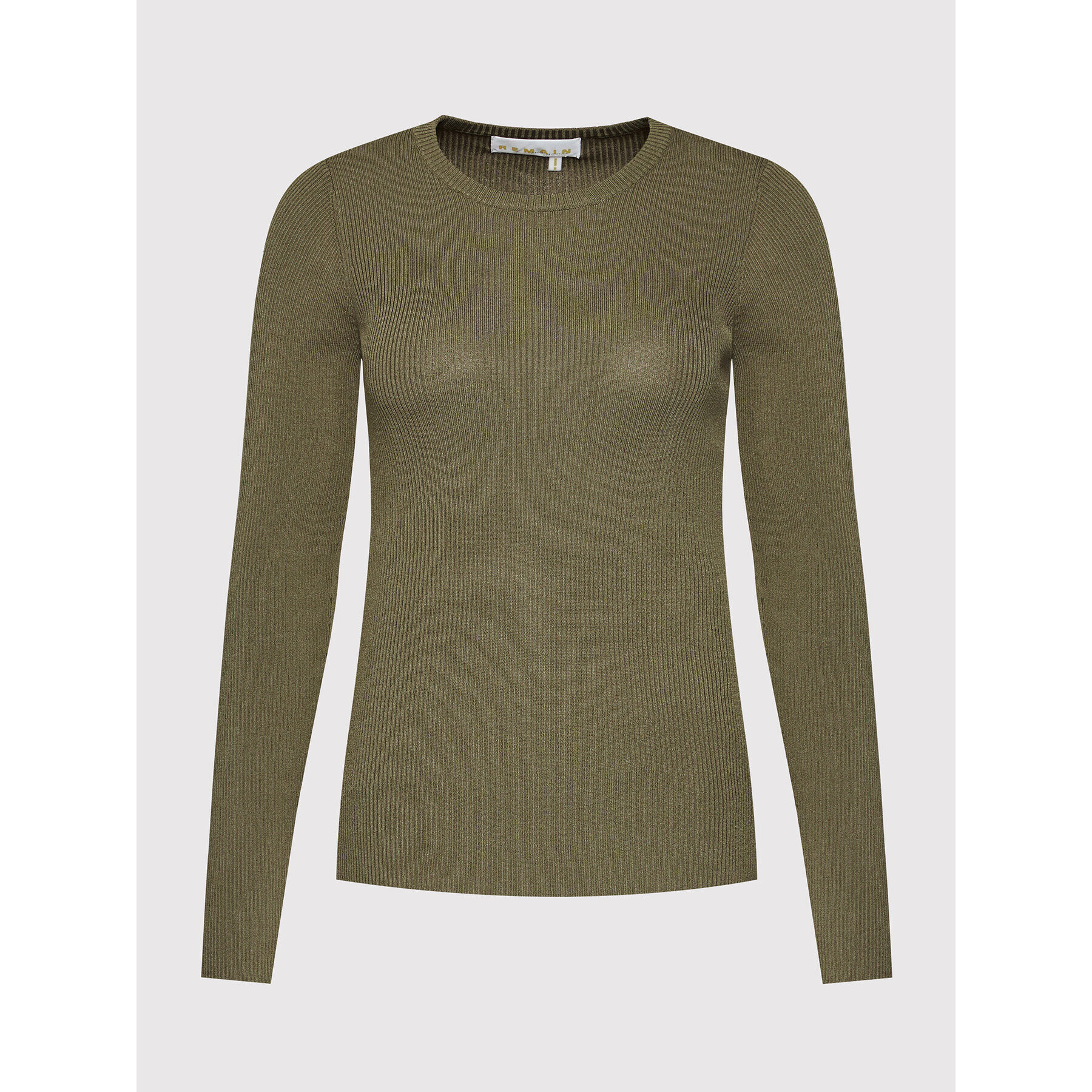 Remain Блуза Basel Ls Open Back RM340 Зелен Slim Fit - Pepit.bg