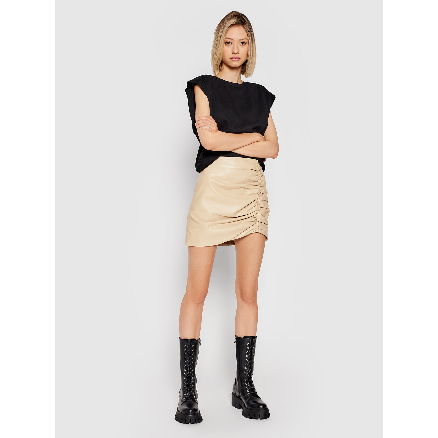 Remain Блуза Verona Ss O-Neck RM494 Черен Regular Fit - Pepit.bg