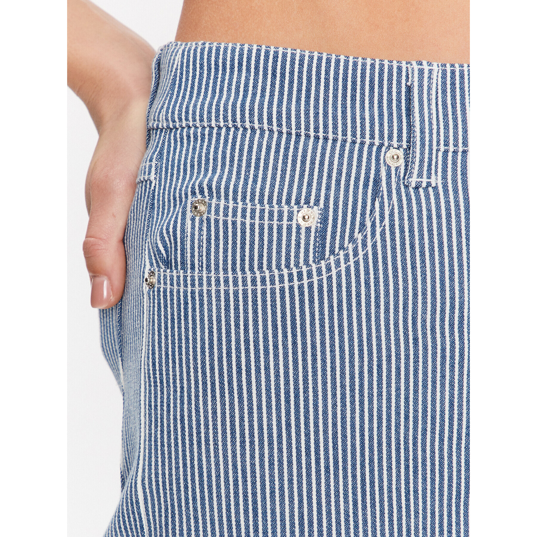 Remain Дънки Striped Canvas 500401403 Син Regular Fit - Pepit.bg