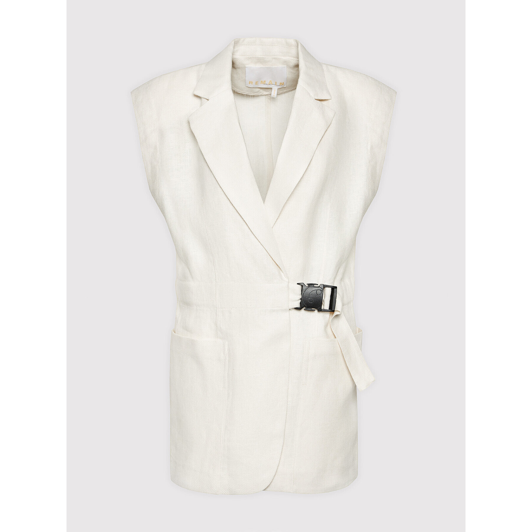 Remain Елек Helena RM419 Бежов Loose Fit - Pepit.bg