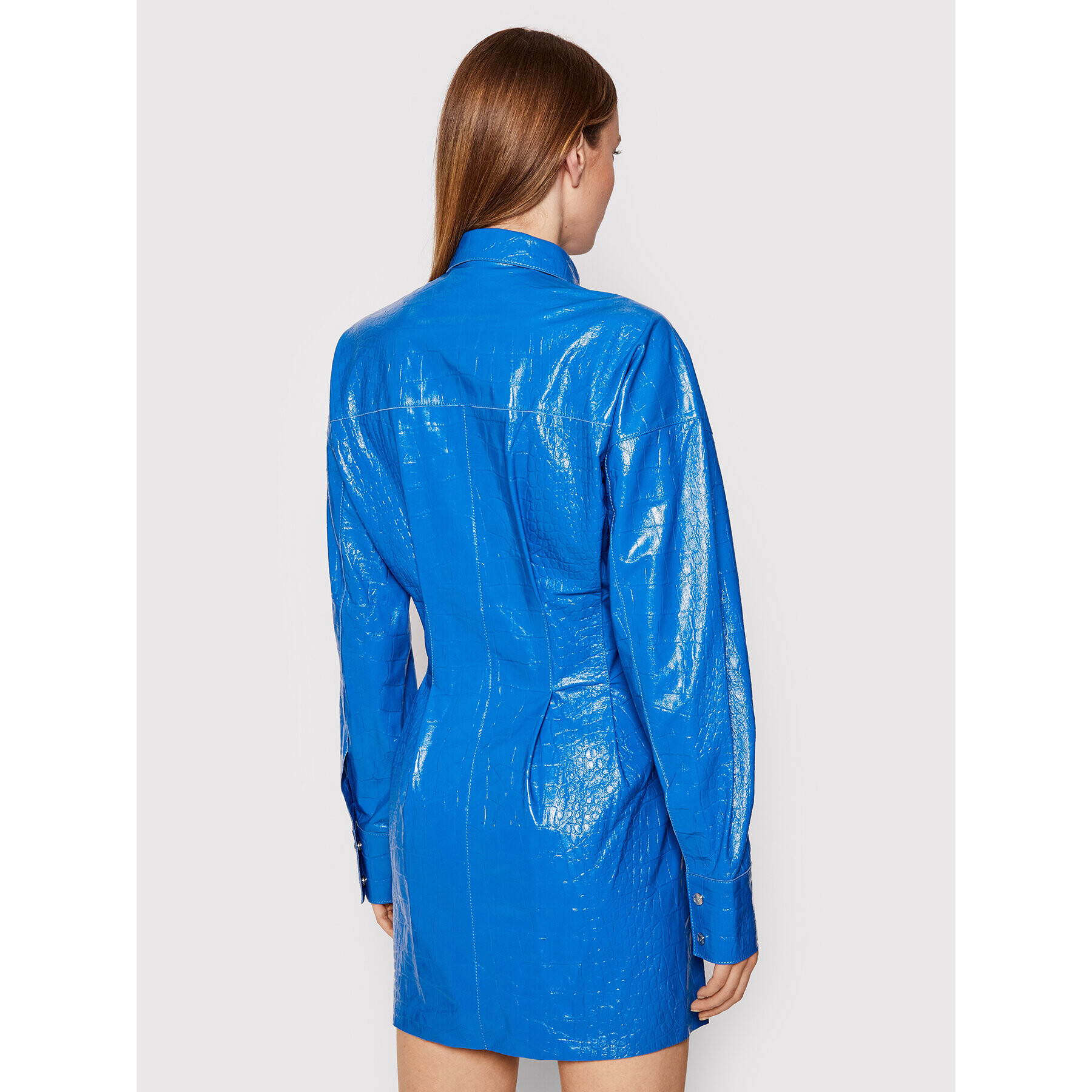 Remain Кожено яке Daphne RM372 Син Slim Fit - Pepit.bg