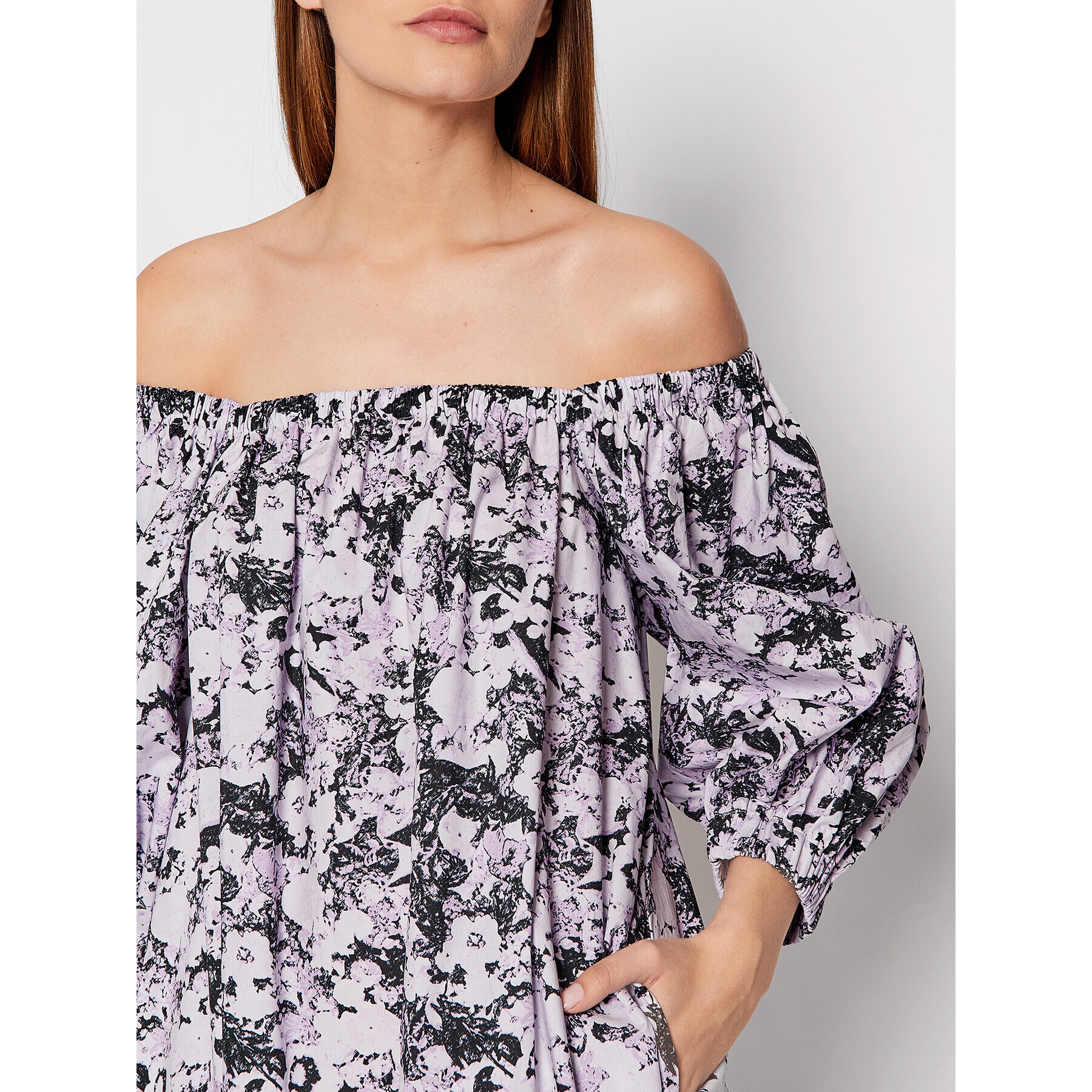 Remain Лятна рокля Una RM850 Виолетов Loose Fit - Pepit.bg