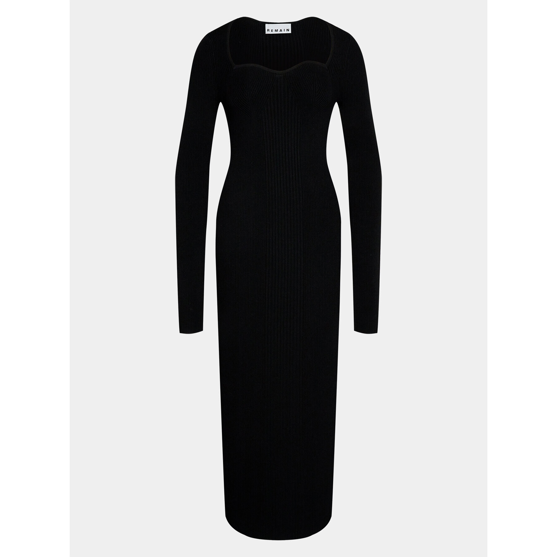 Remain Плетена рокля Dense 500545100 Черен Slim Fit - Pepit.bg