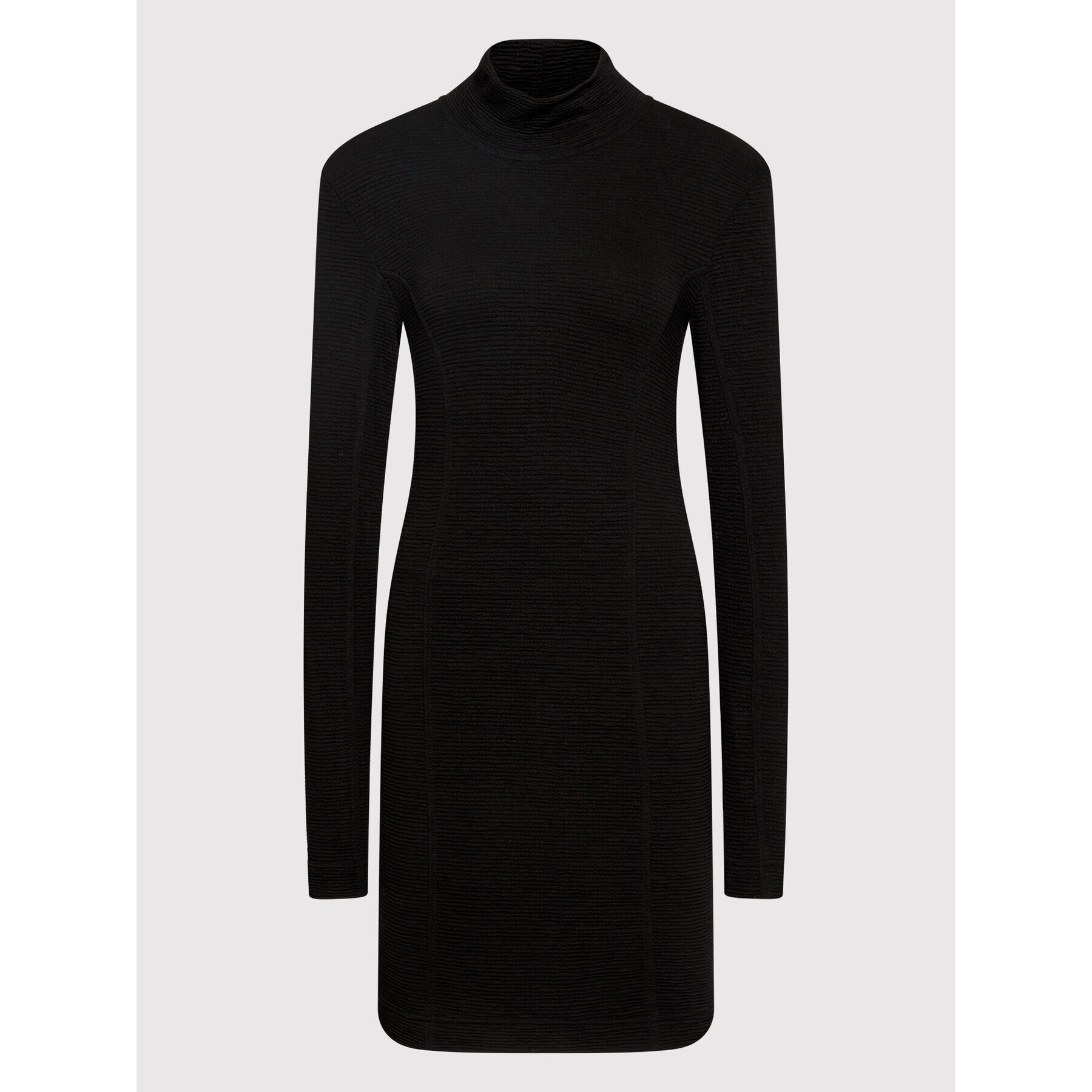 Remain Плетена рокля Lizea RM874 Черен Slim Fit - Pepit.bg