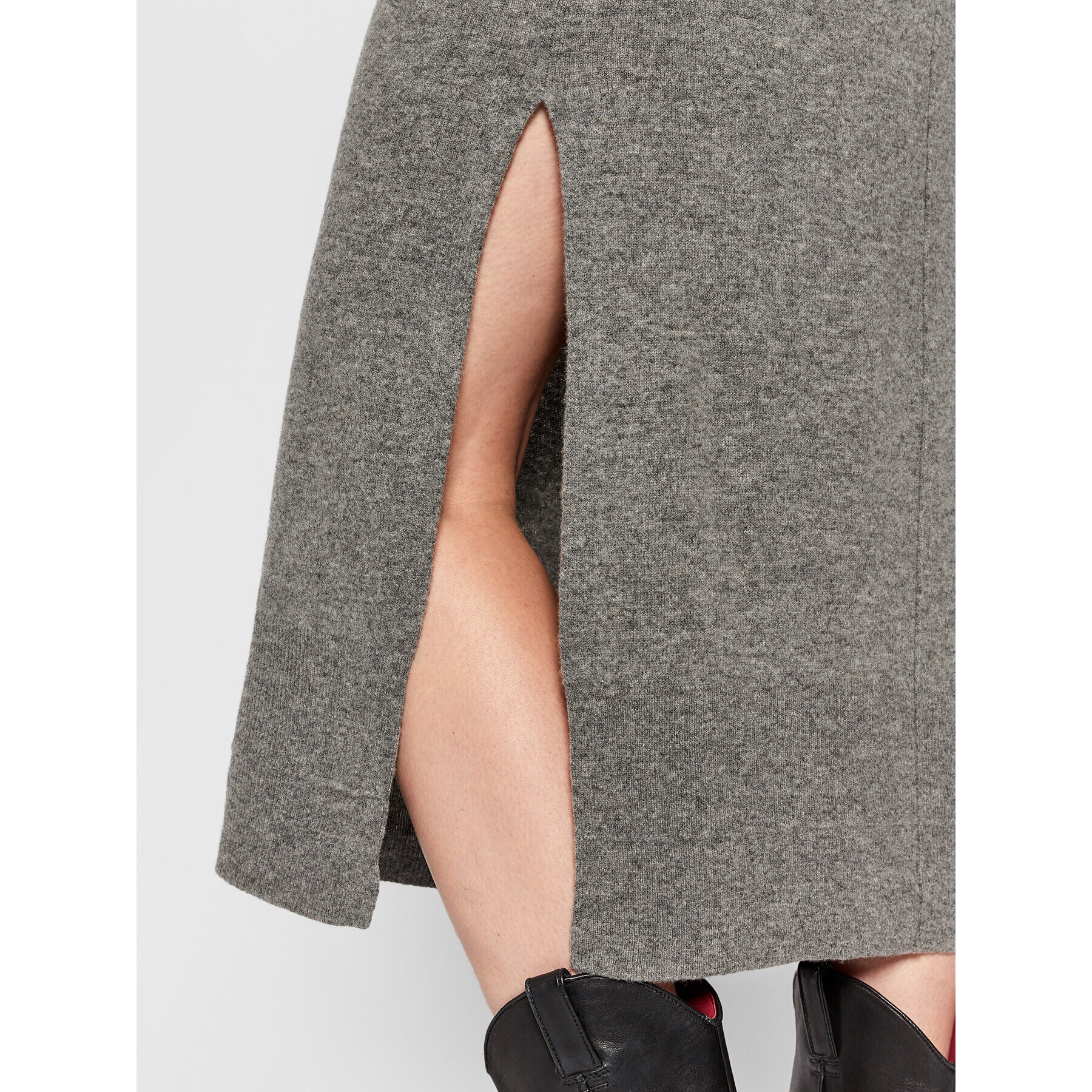 Remain Плетена рокля Nova RM728 Сив Loose Fit - Pepit.bg