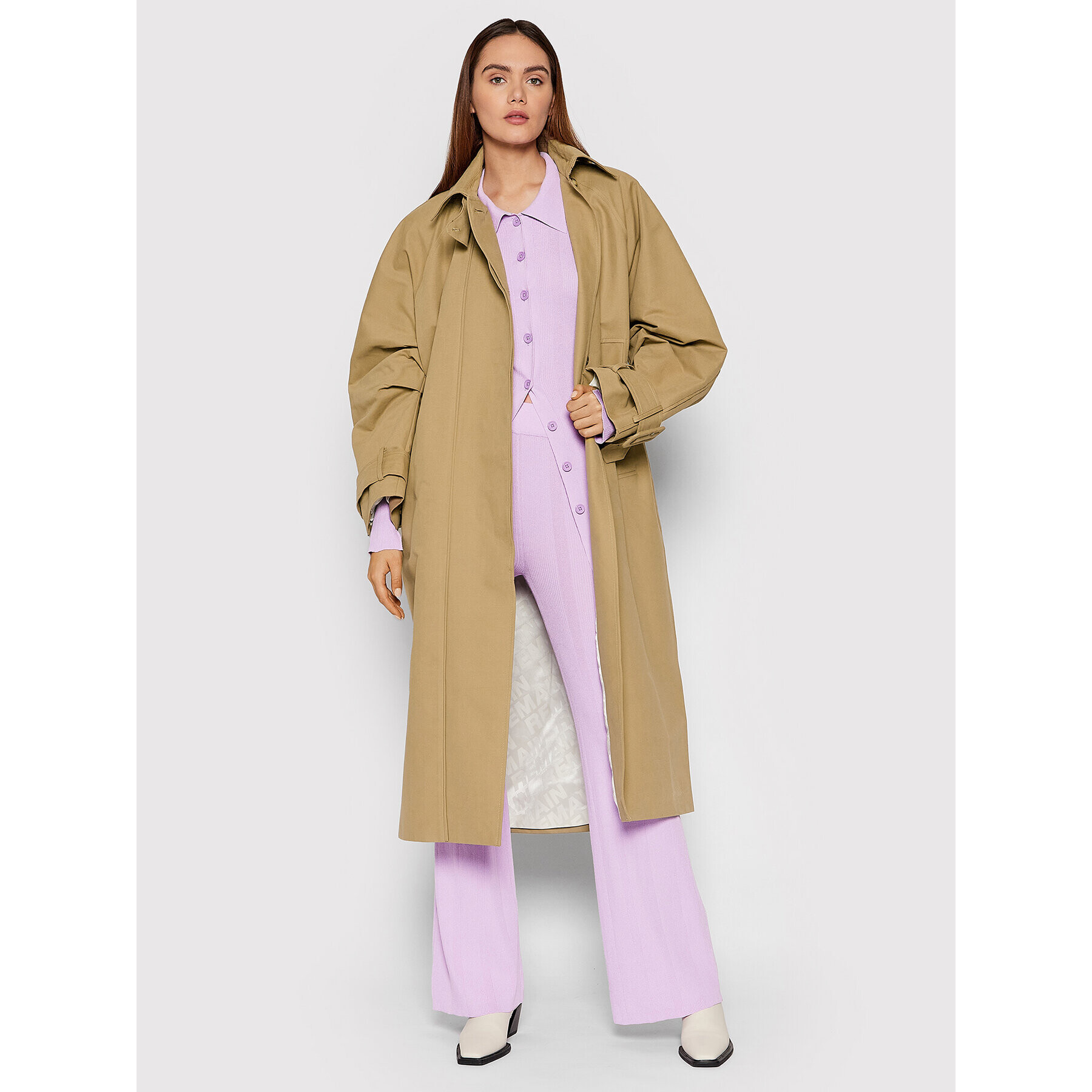 Remain Плетени панталони Solaima RM1024 Виолетов Regular Fit - Pepit.bg