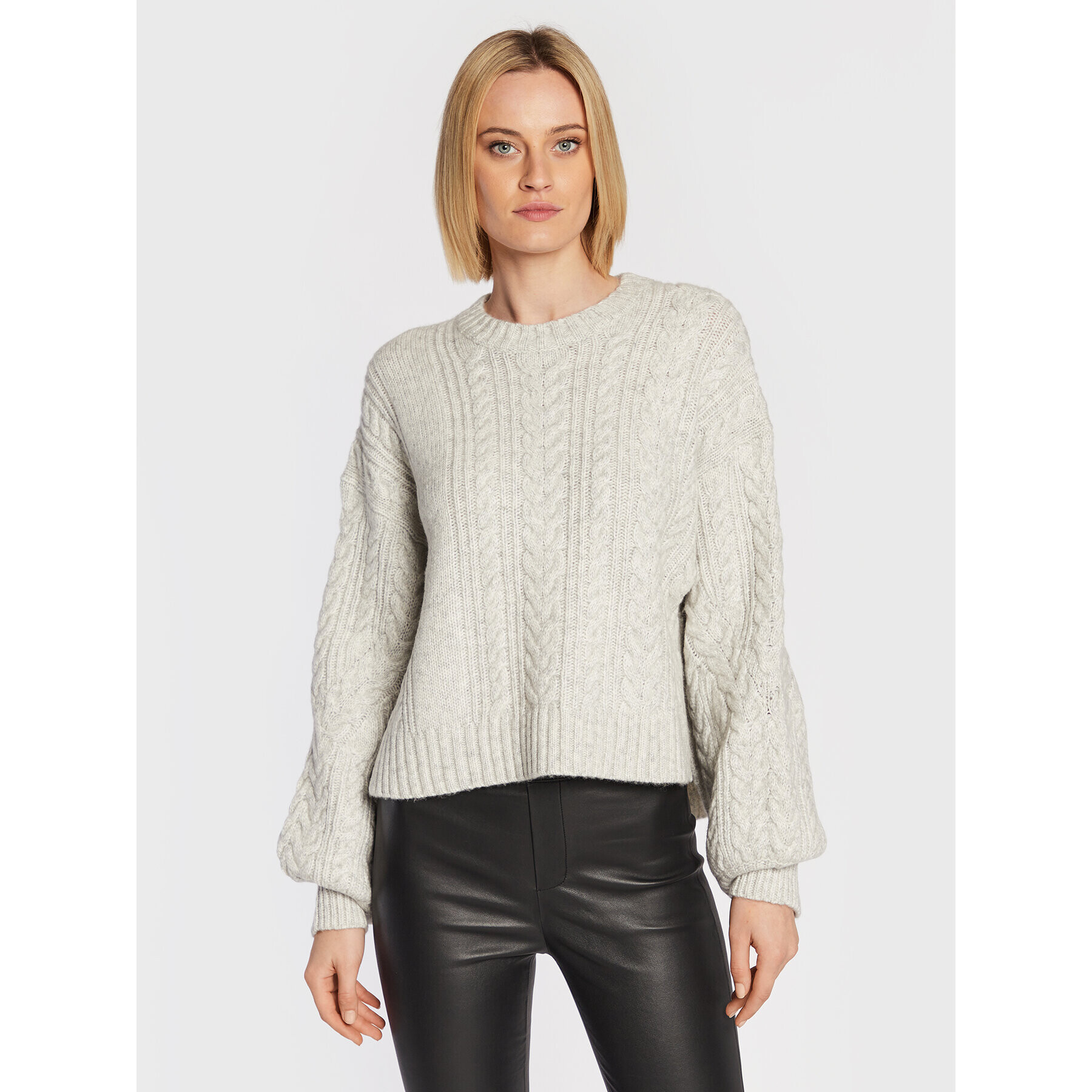 Remain Пуловер Dreah RM1654 Сив Relaxed Fit - Pepit.bg