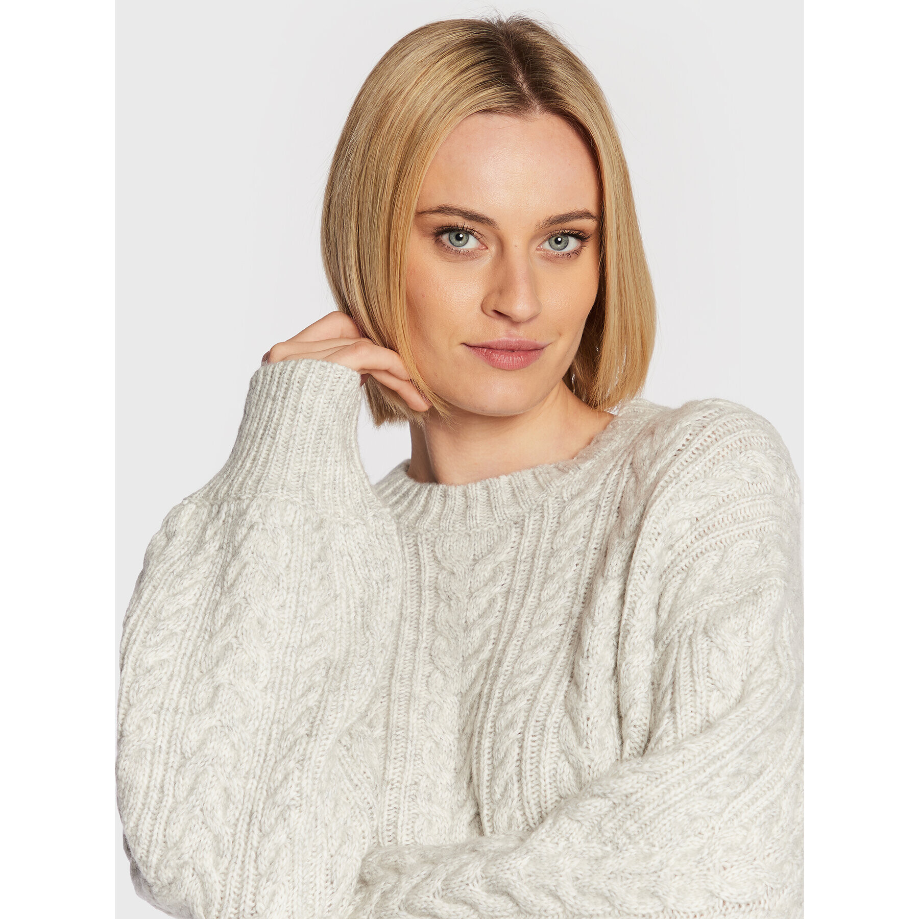 Remain Пуловер Dreah RM1654 Сив Relaxed Fit - Pepit.bg