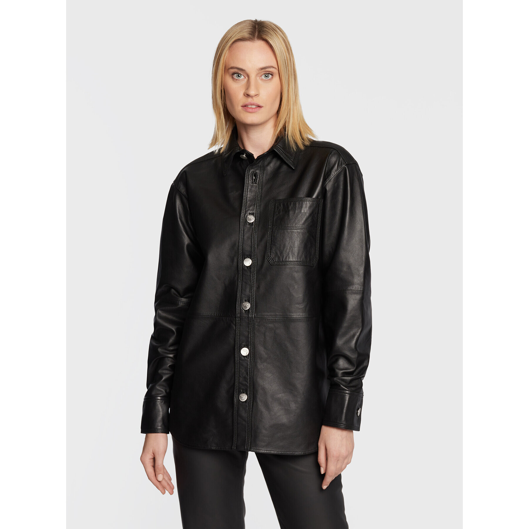 Remain Риза Doreen RM1826 Черен Regular Fit - Pepit.bg