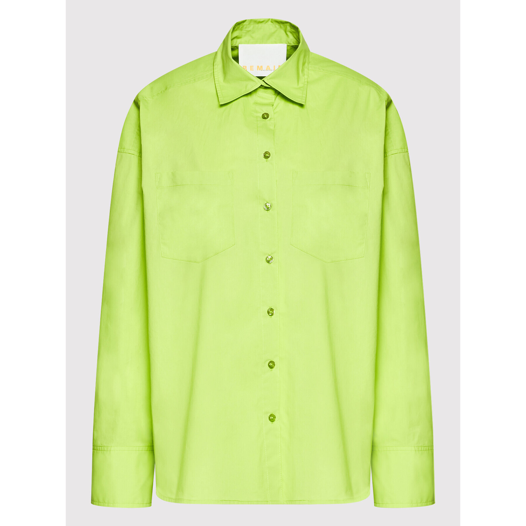 Remain Риза Nalia RM828 Зелен Oversize - Pepit.bg