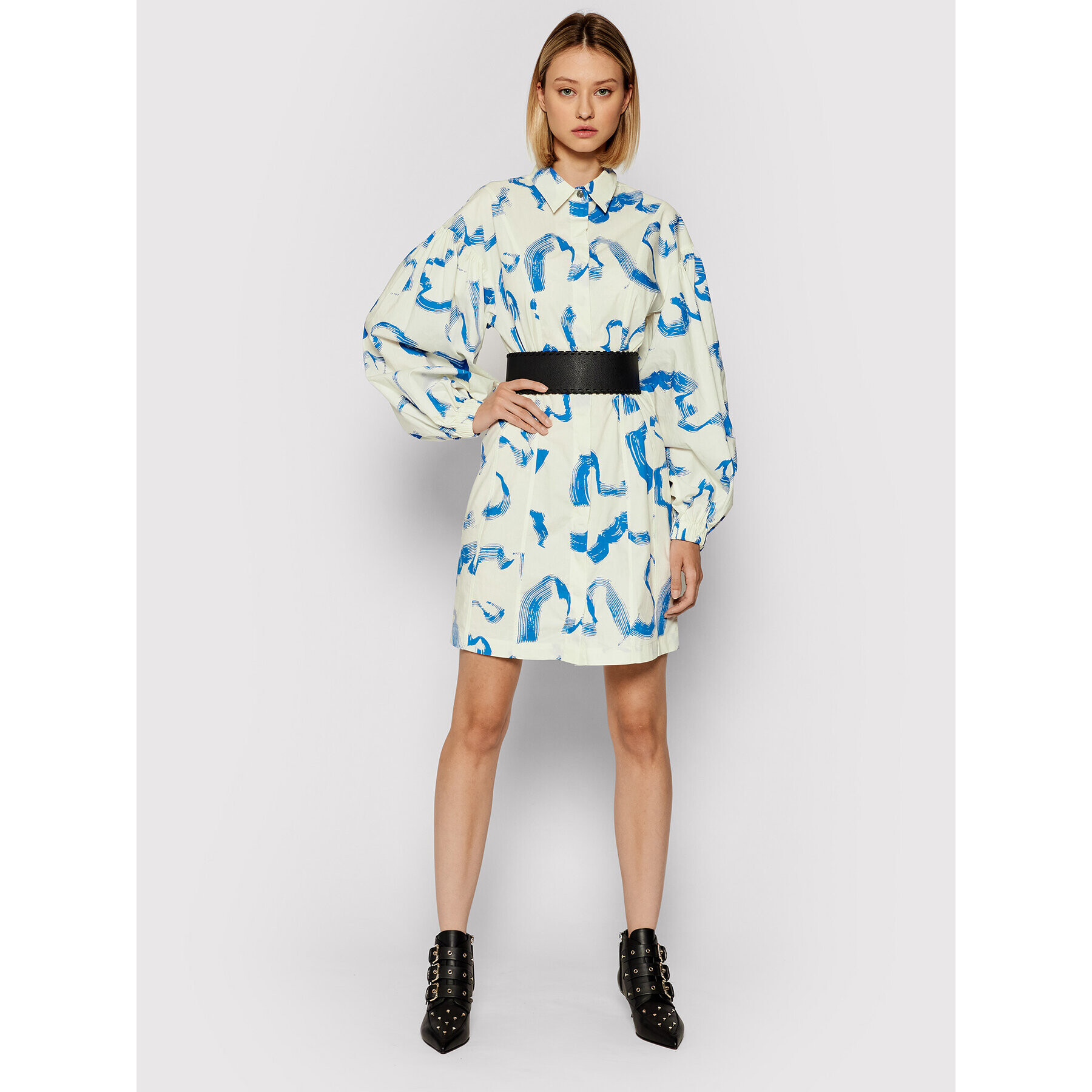 Remain Рокля тип риза Gemma RM549 Бежов Regular Fit - Pepit.bg