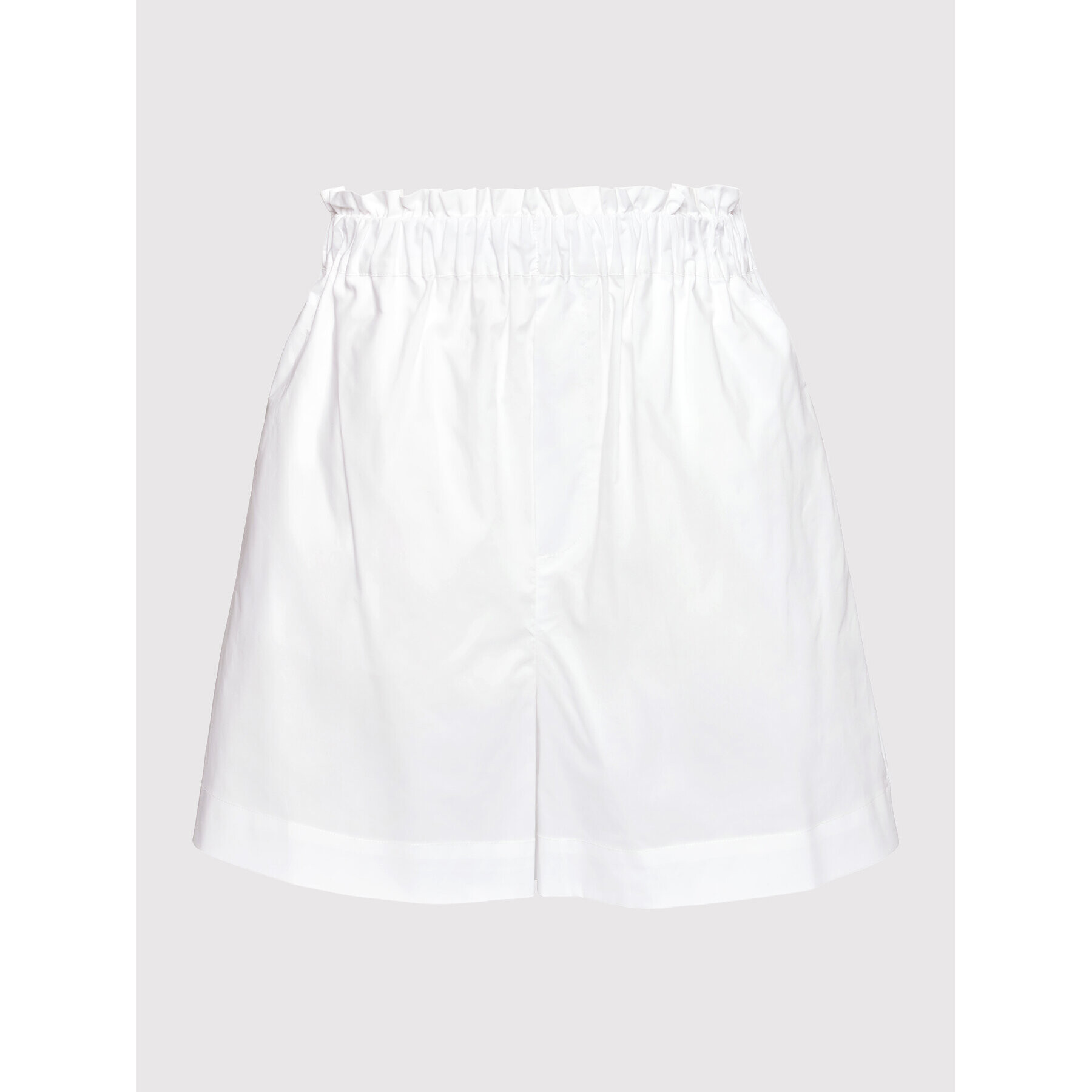 Remain Шорти от плат Camilja RM1450 Бял Regular Fit - Pepit.bg
