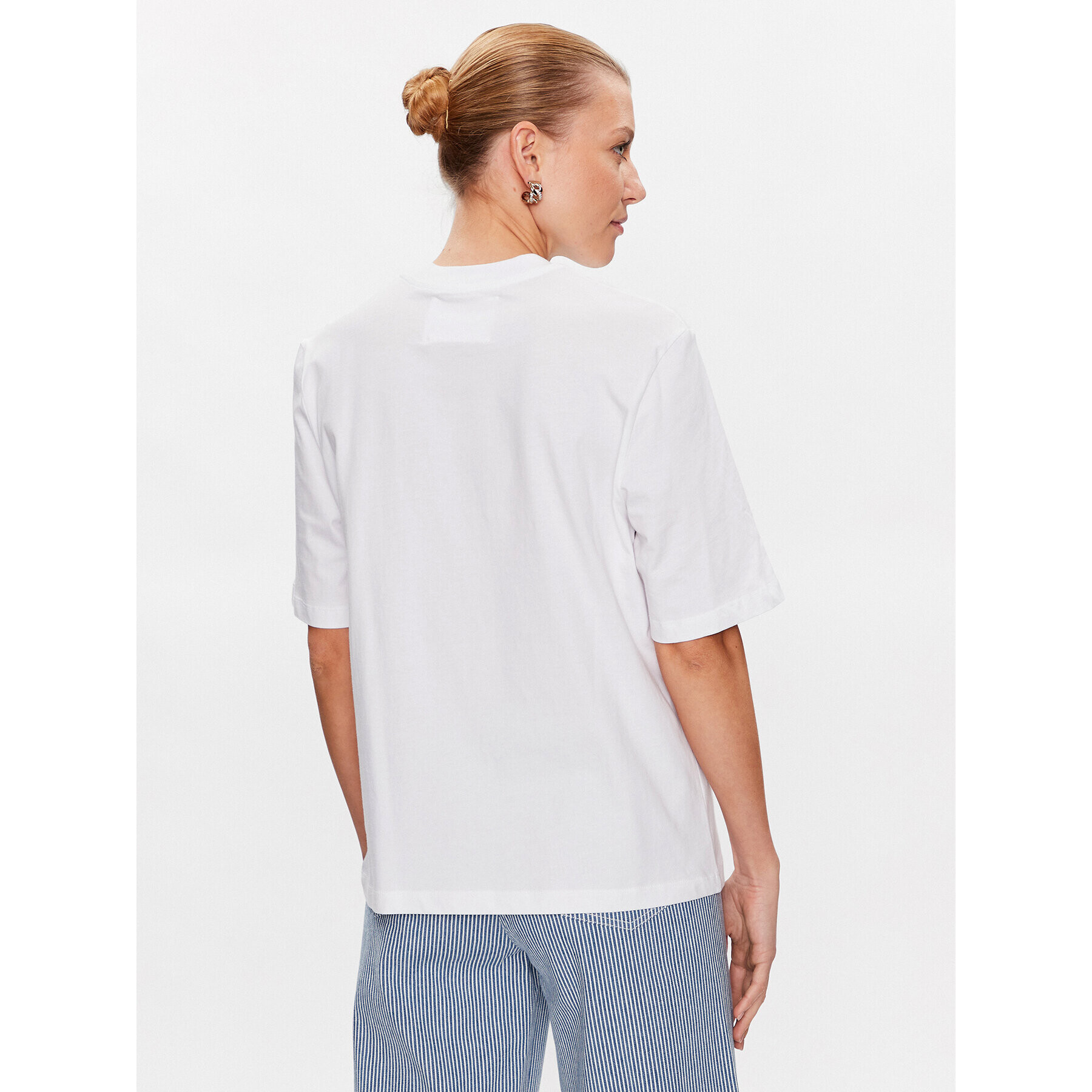 Remain Тишърт Print 5001882745 Бял Relaxed Fit - Pepit.bg