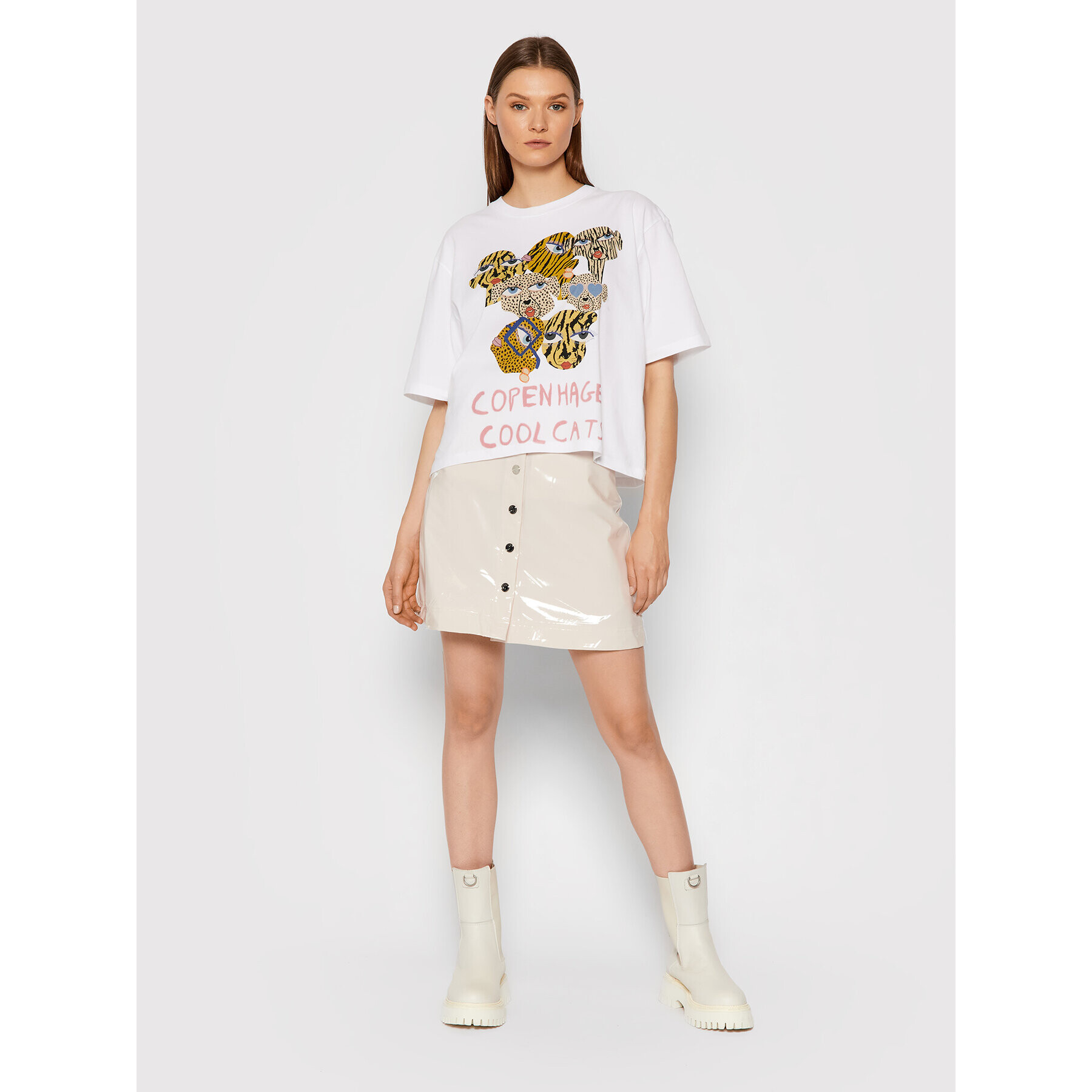 Remain Тишърт Rosan RM759 Бял Regular Fit - Pepit.bg