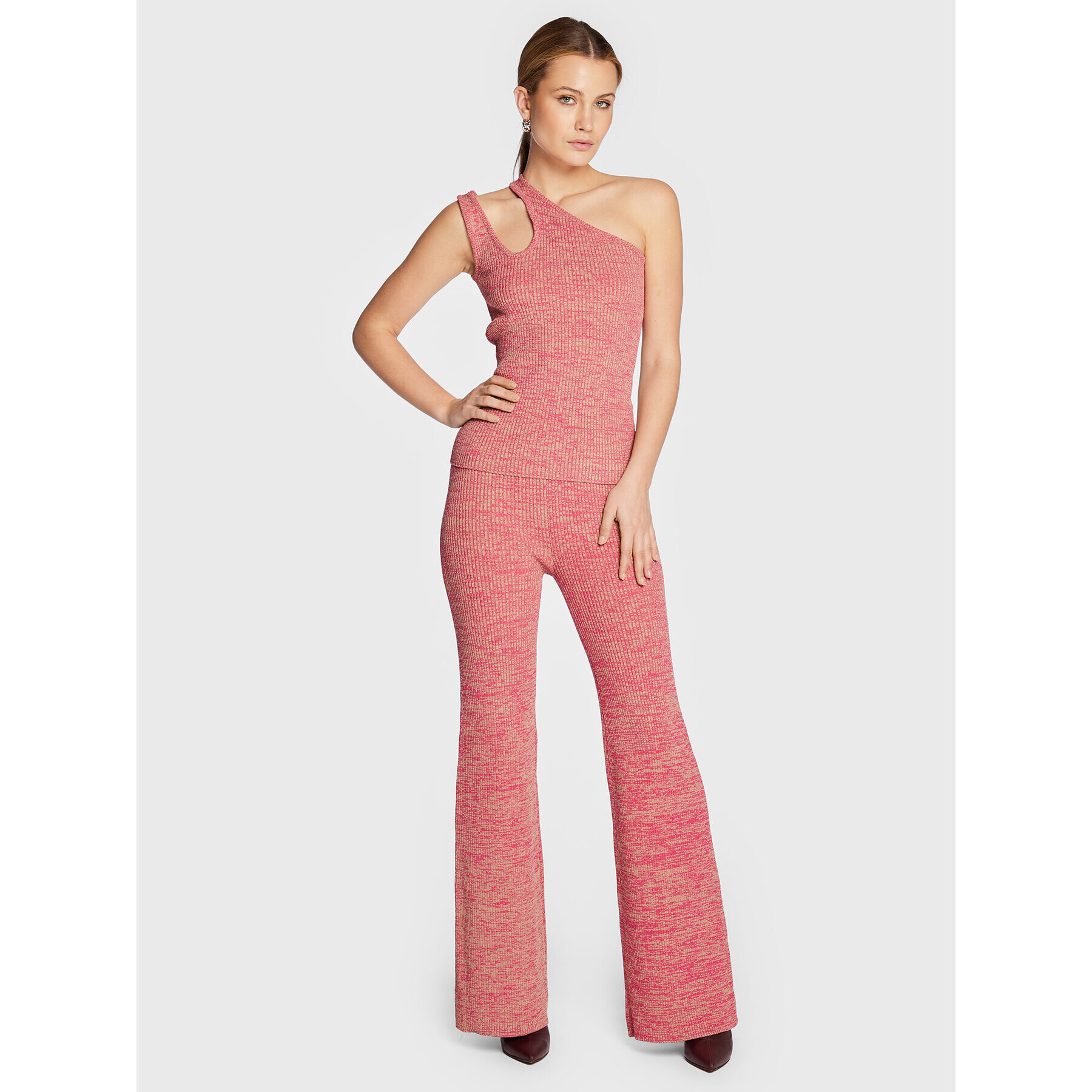 Remain топ Jeanne Knit RM1676 Розов Slim Fit - Pepit.bg