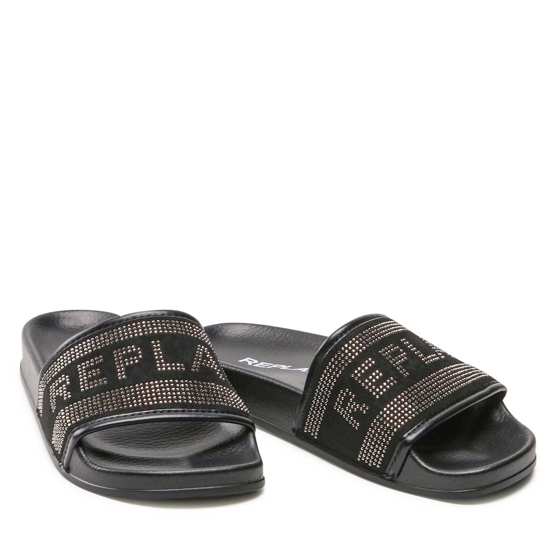 Replay Чехли Up W Studs GWF1B .000.C0018T Черен - Pepit.bg
