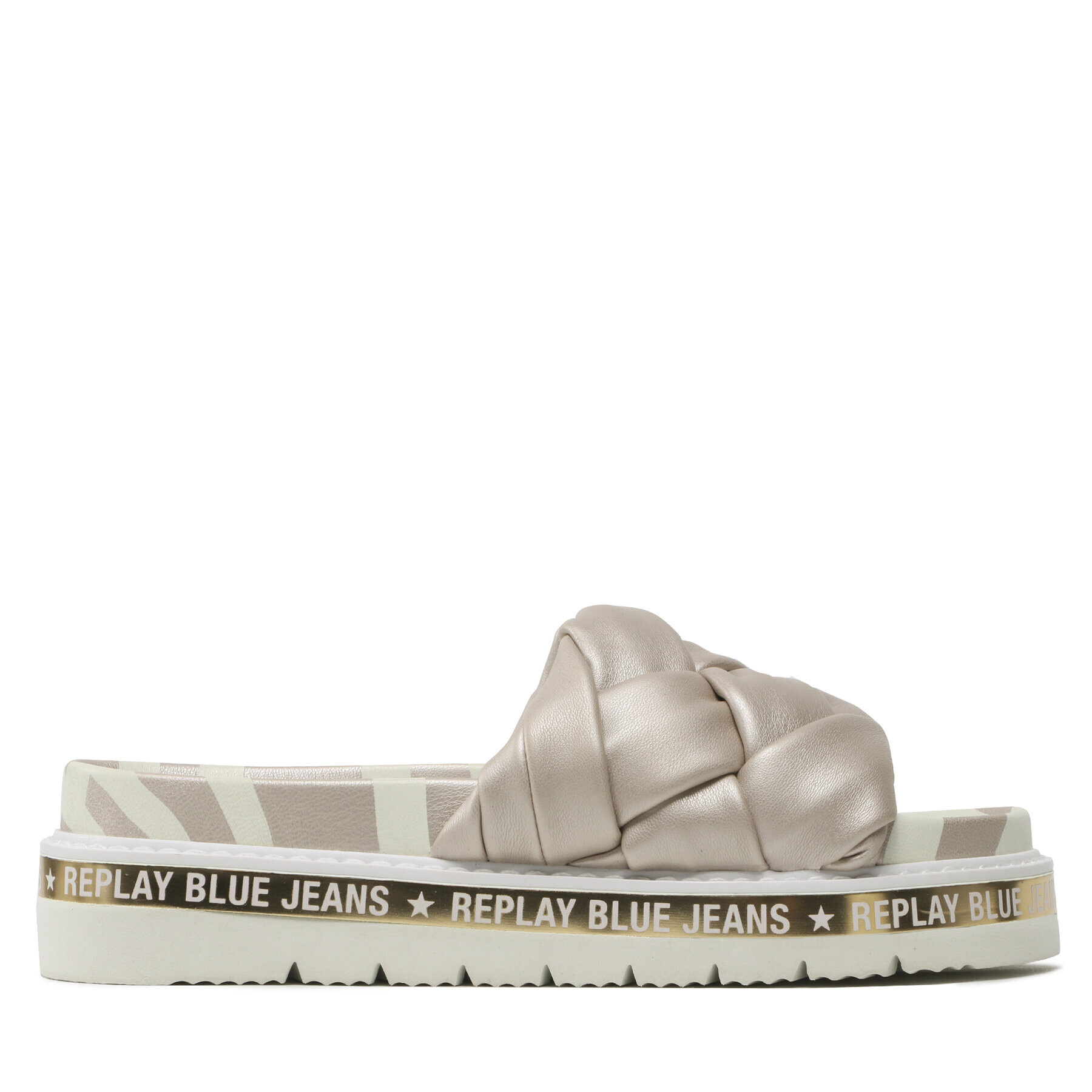 Replay Чехли Muddy Braid S GWF81 .000.C0028S Златист - Pepit.bg