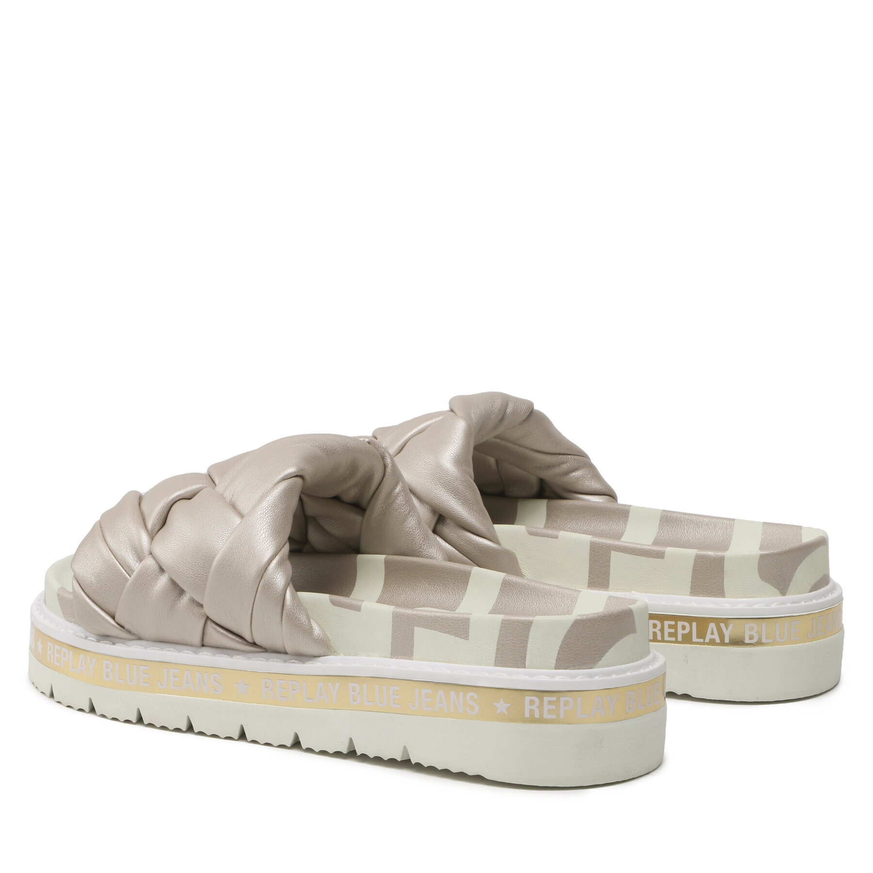 Replay Чехли Muddy Braid S GWF81 .000.C0028S Златист - Pepit.bg