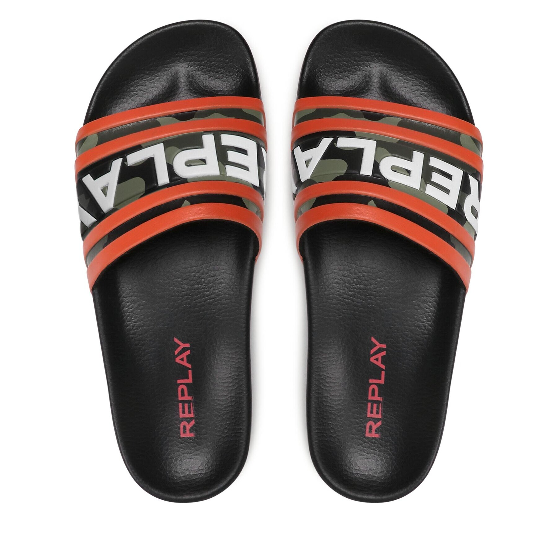 Replay Чехли Up Stripe GMF1A .000.C0039S Зелен - Pepit.bg