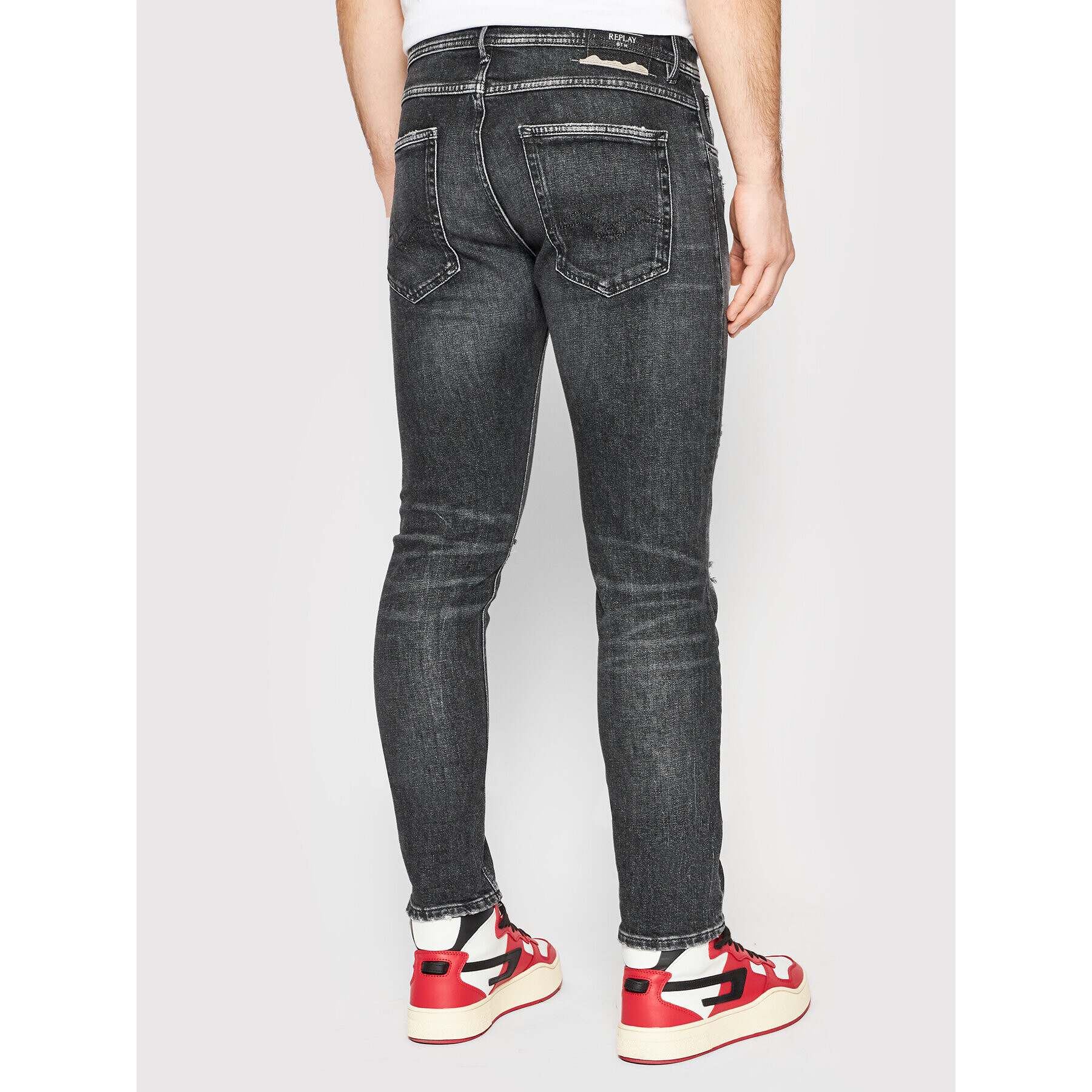 Replay Дънки M1008E.000.501284 Сив Regular Fit - Pepit.bg