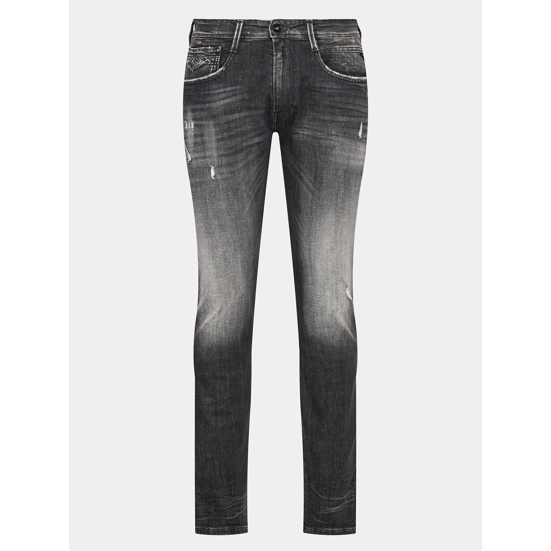 Replay Дънки M914Q.000.199 Сив Slim Fit - Pepit.bg