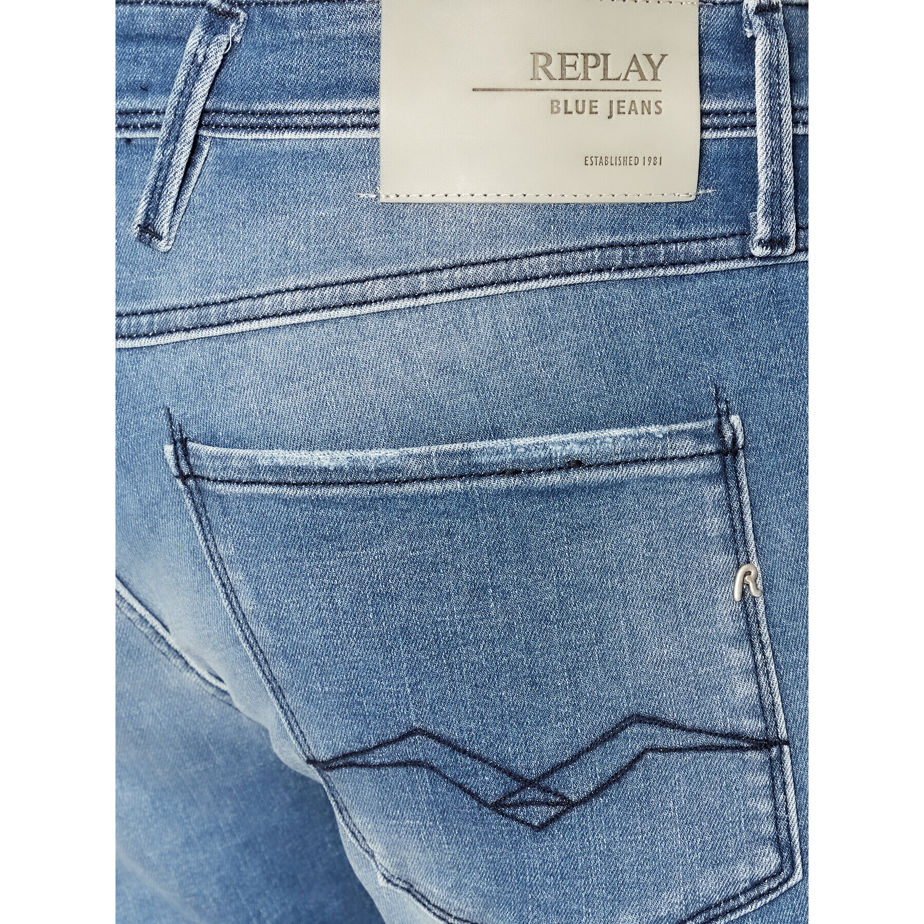 Replay Дънки M914Y.000.51123A Син Slim Fit - Pepit.bg