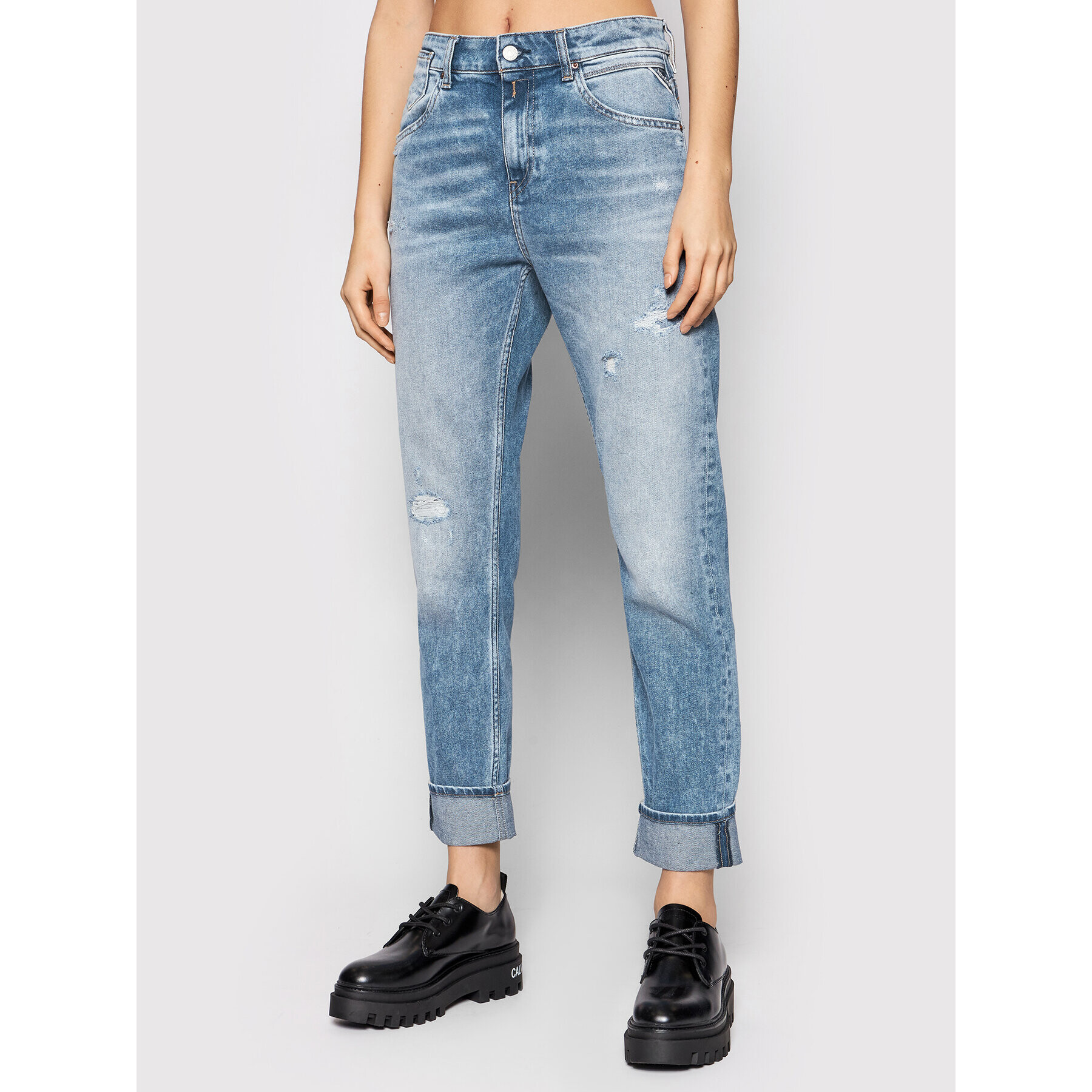Replay Дънки WA416R.000.519 Син Relaxed Fit - Pepit.bg