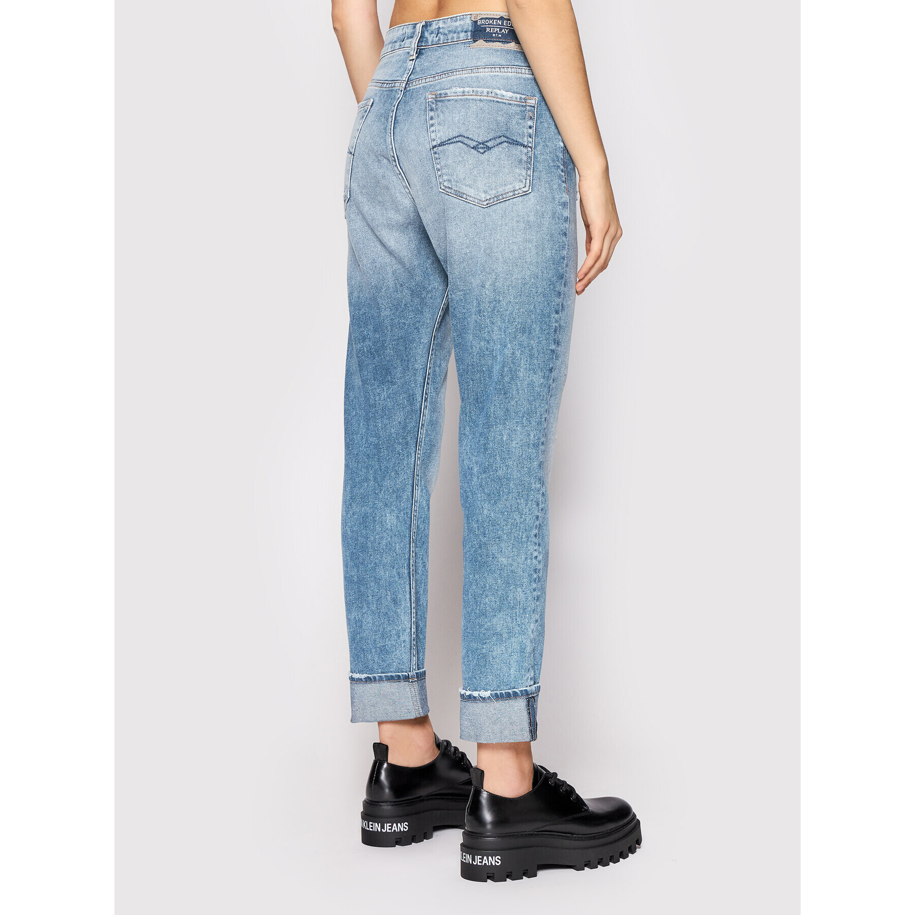Replay Дънки WA416R.000.519 Син Relaxed Fit - Pepit.bg