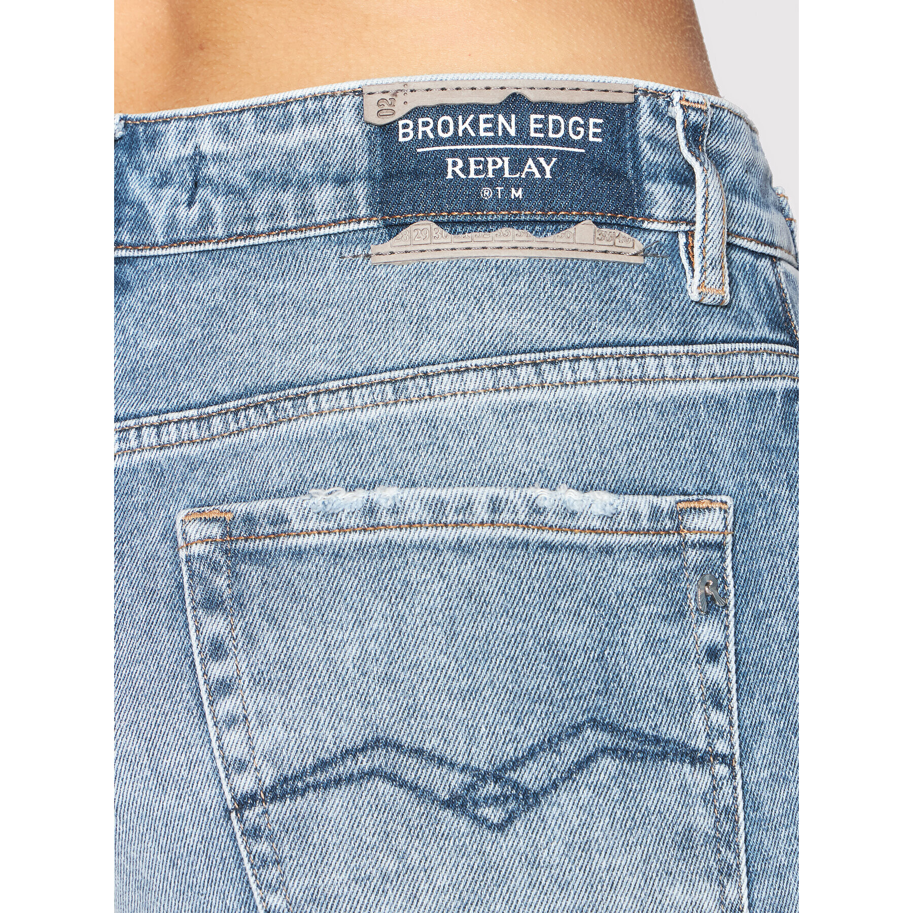 Replay Дънки WA416R.000.519 Син Relaxed Fit - Pepit.bg