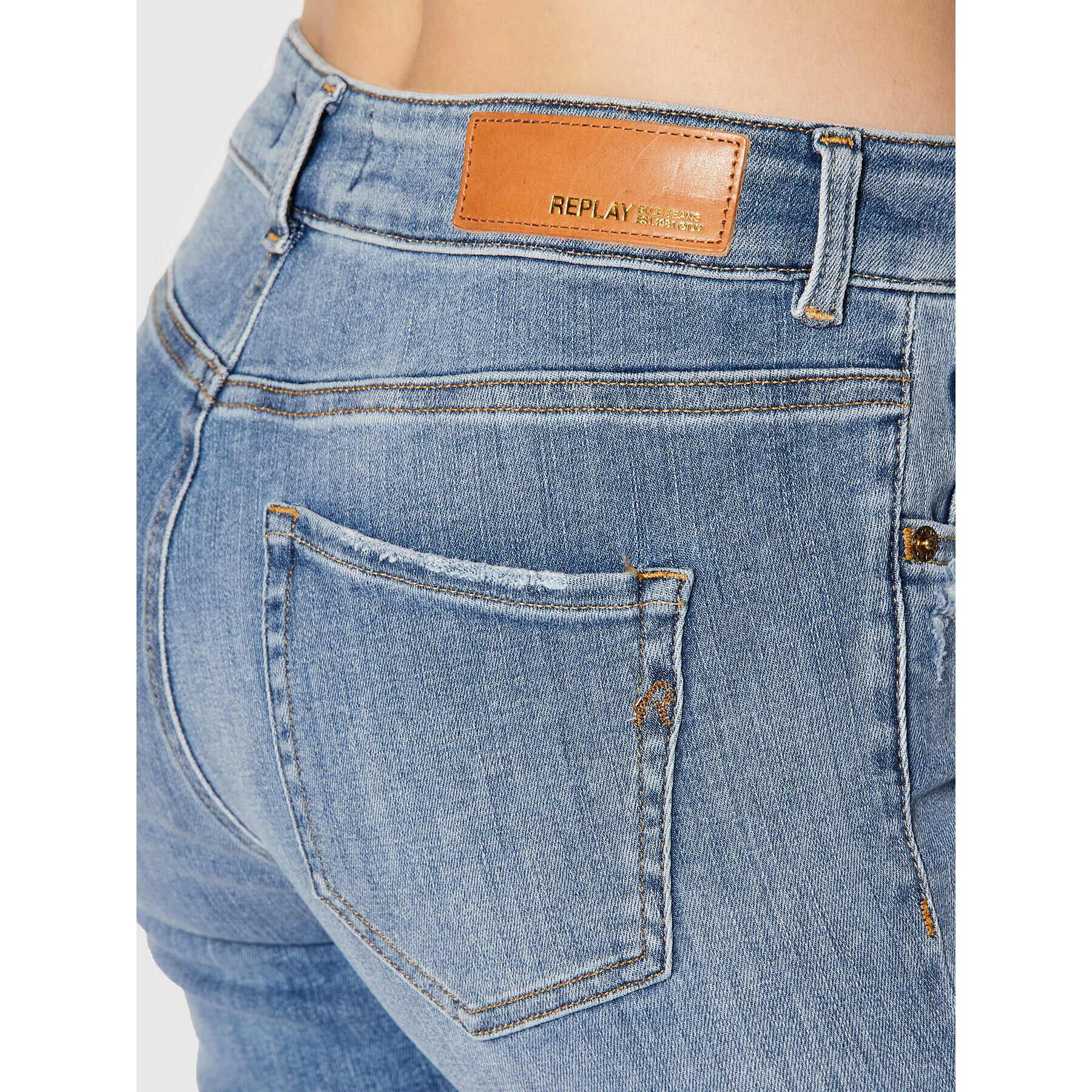 Replay Дънки WA429 .000.69D Син Slim Fit - Pepit.bg